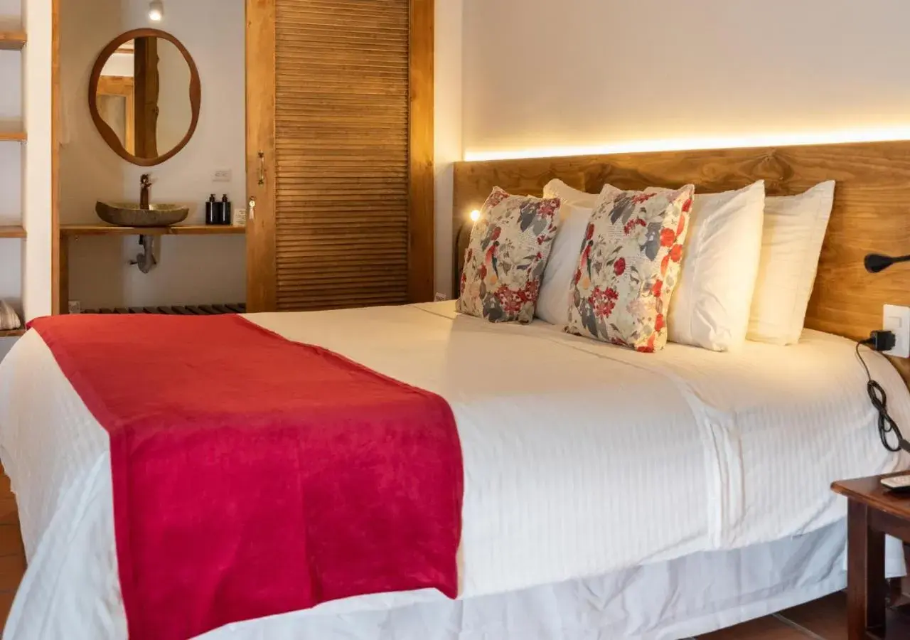 Bedroom, Bed in Hotel Hacienda Combia Bedroom, Bed in Hotel Hacienda Combia