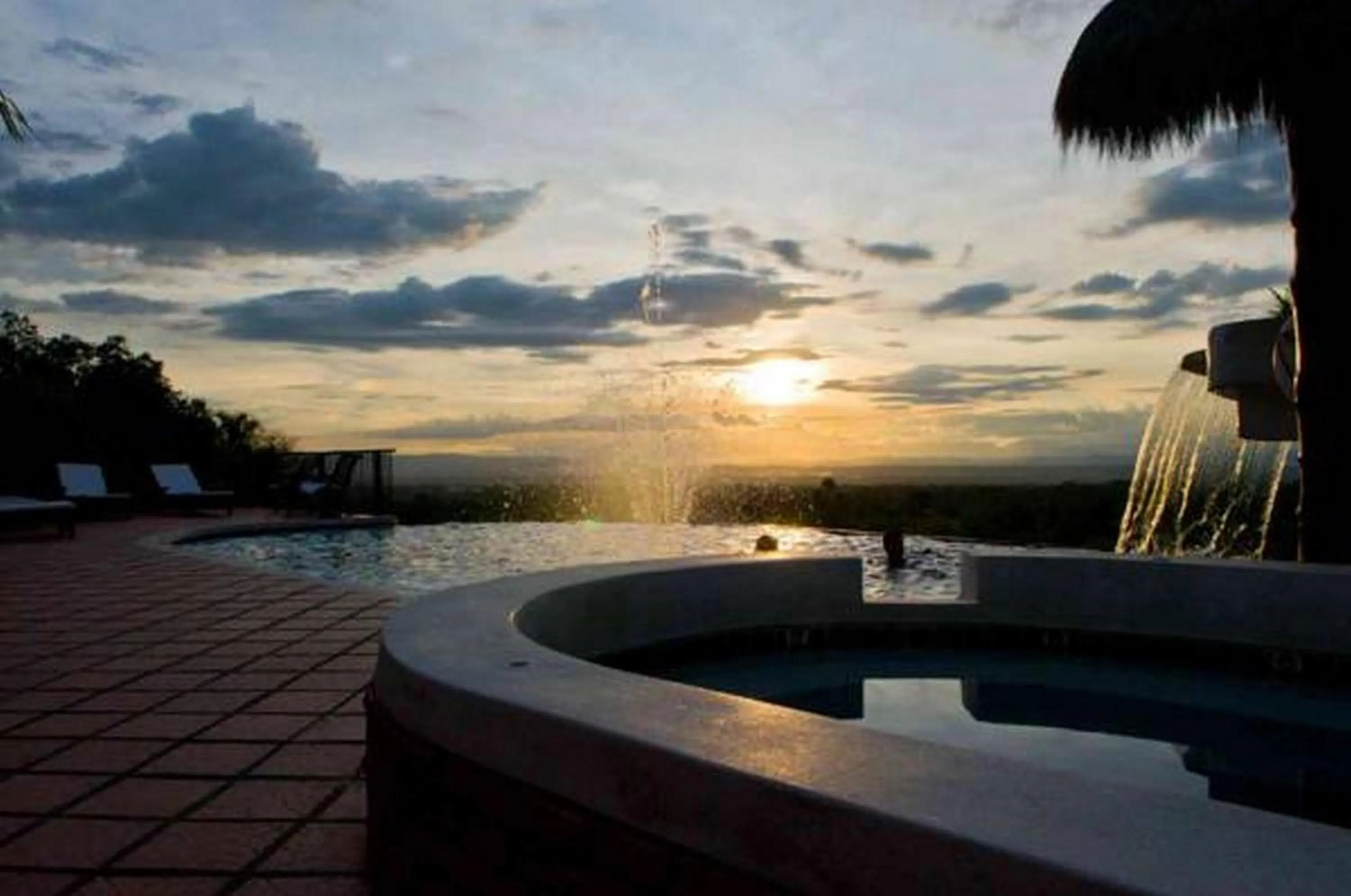 Swimming pool in Hotel Hacienda Combia