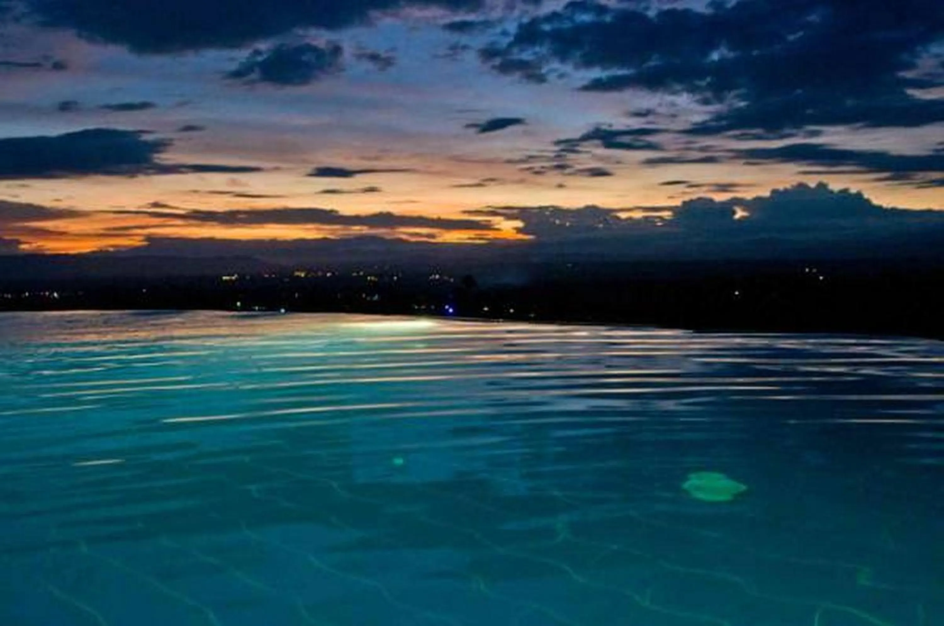 Sunset in Hotel Hacienda Combia