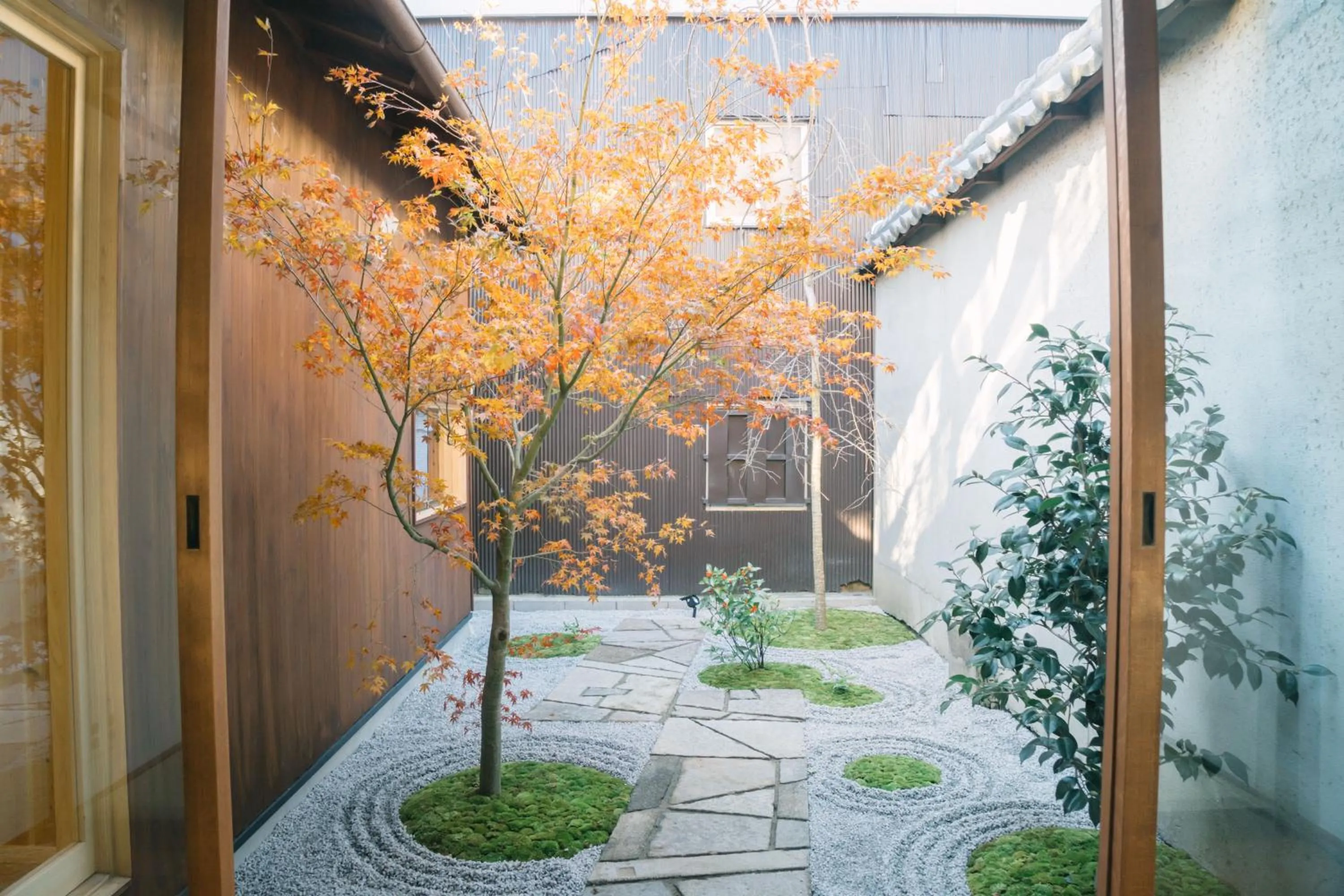 Garden view in Casa OGUMO