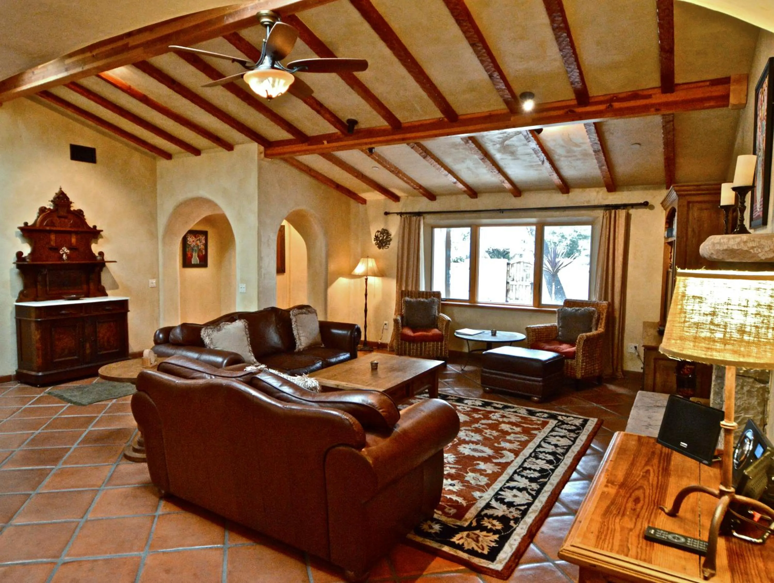 Seating area in Blue Iguana Inn