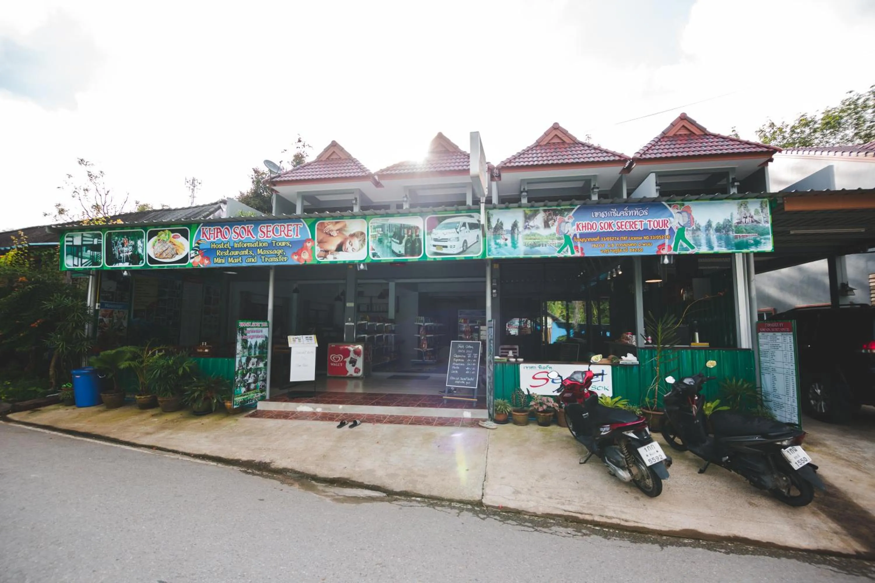 On site in Khaosok Secret Hostel