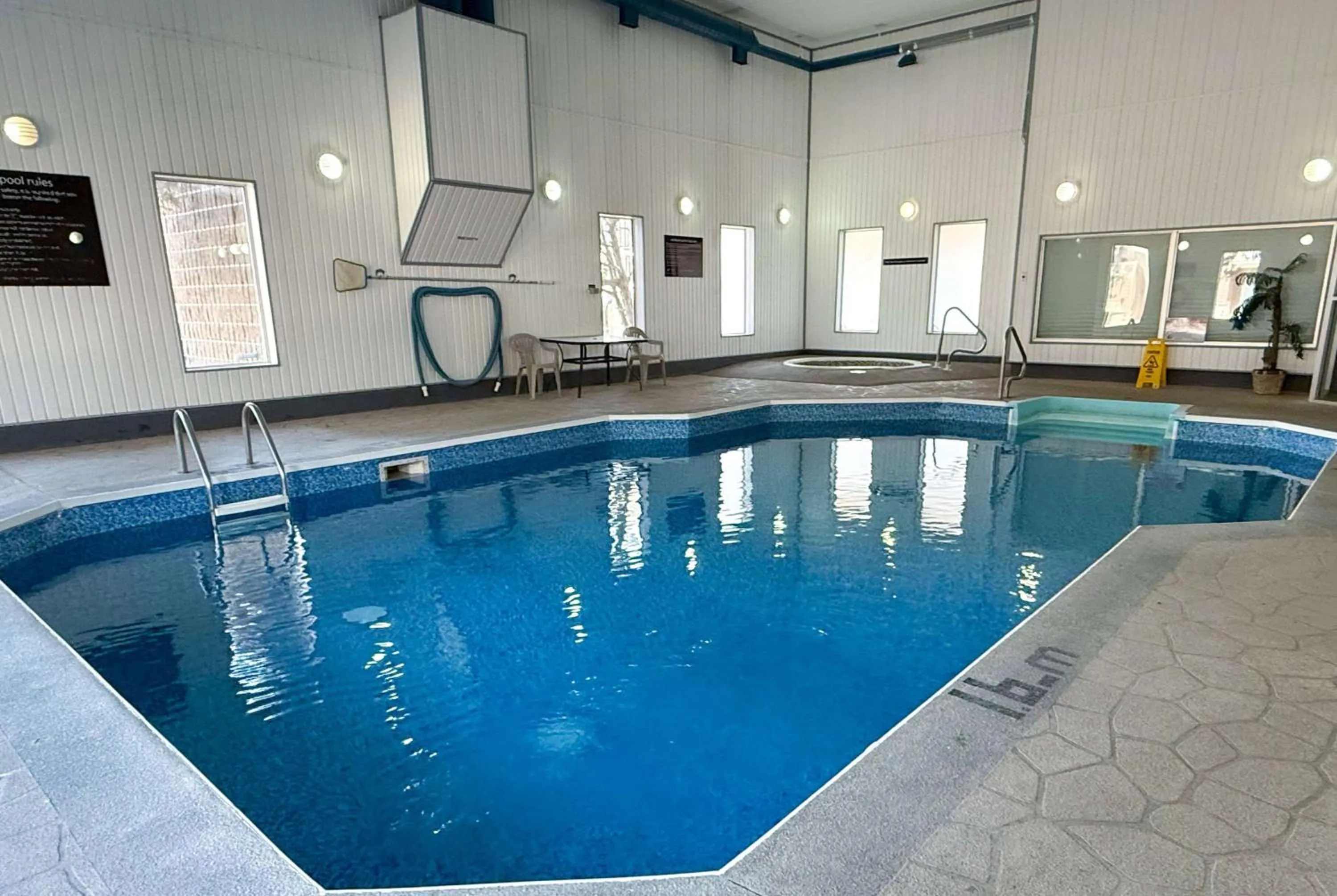 Pool view in Super 8 by Wyndham Medicine Hat AB