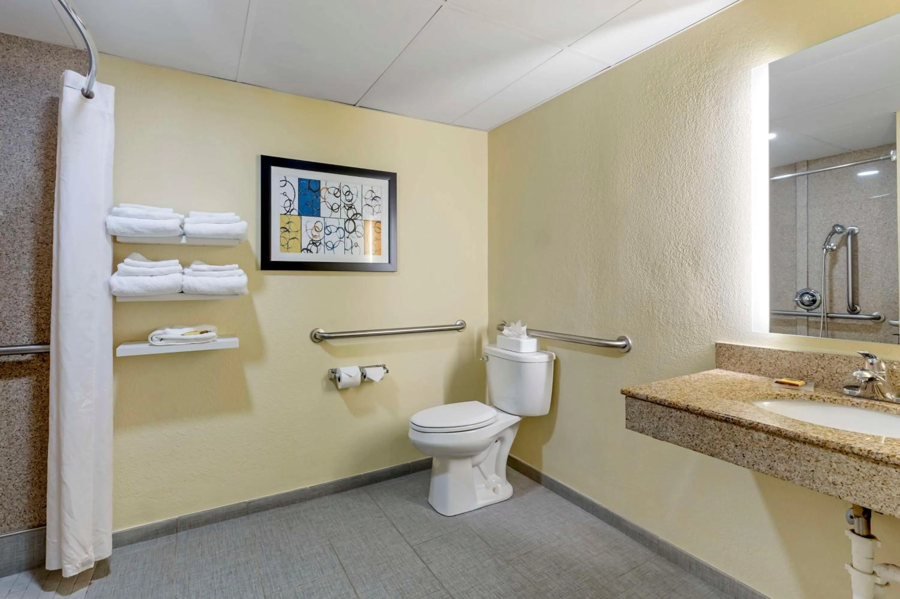 Toilet in Best Western Plus North Shore Hotel