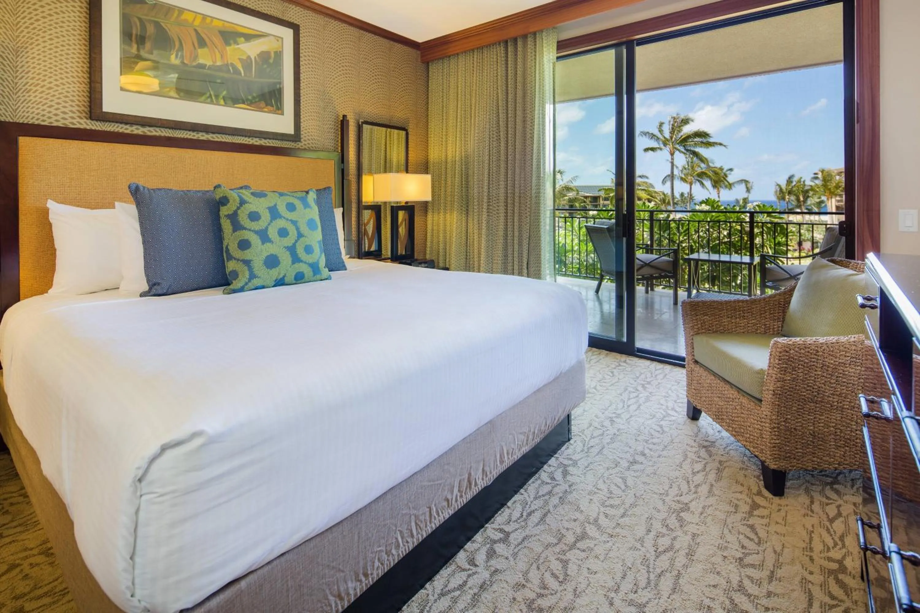 Bedroom, Bed in Koloa Landing Resort at Po'ipu, Autograph Collection