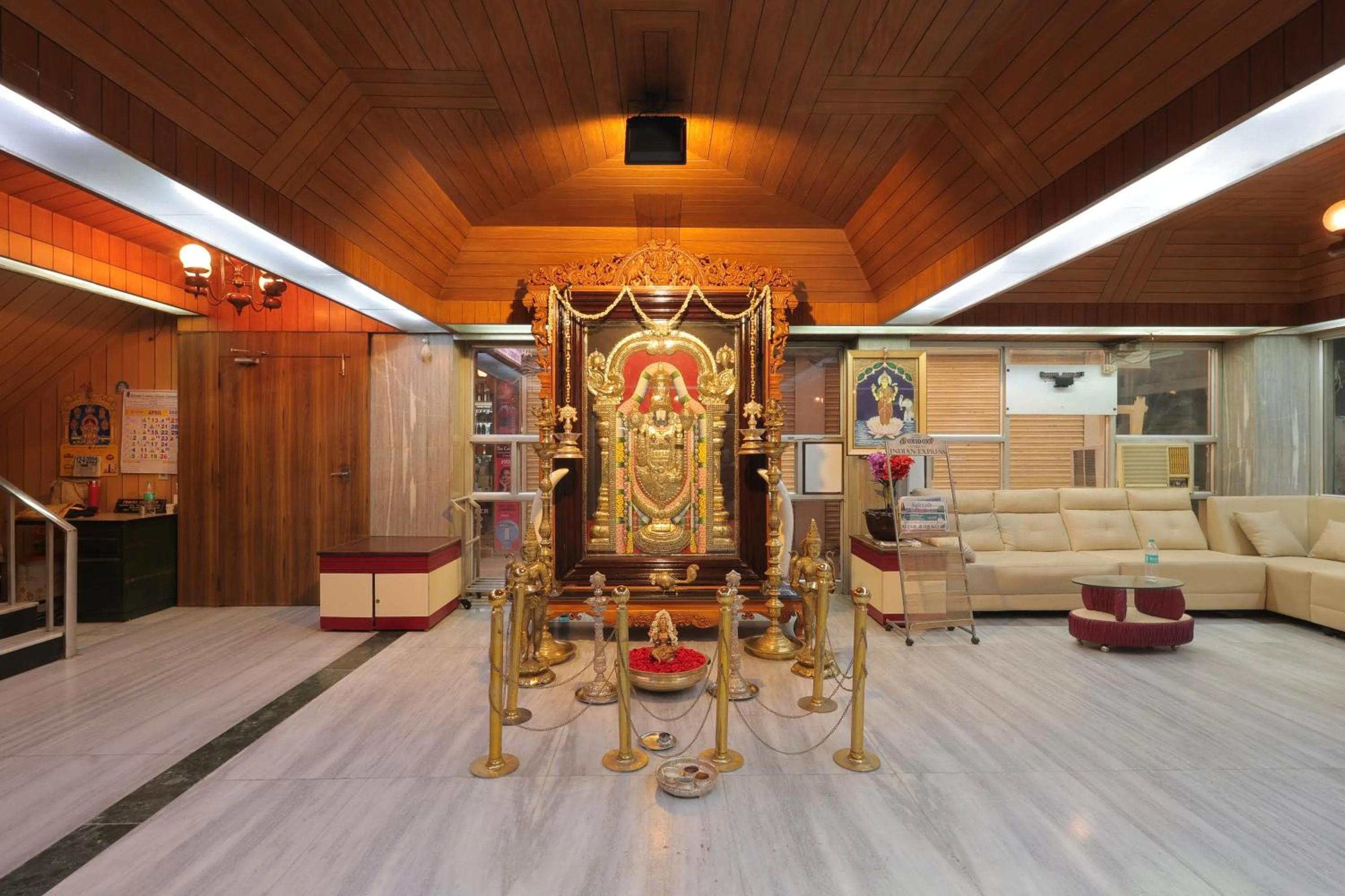 Lobby or reception in Hotel Srilakshmi