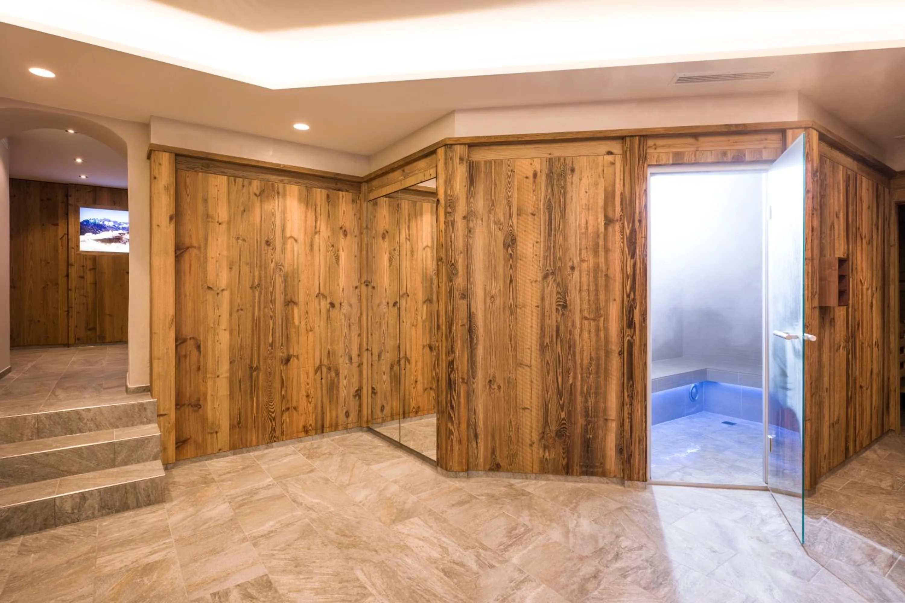 Steam room in Hotel Eder