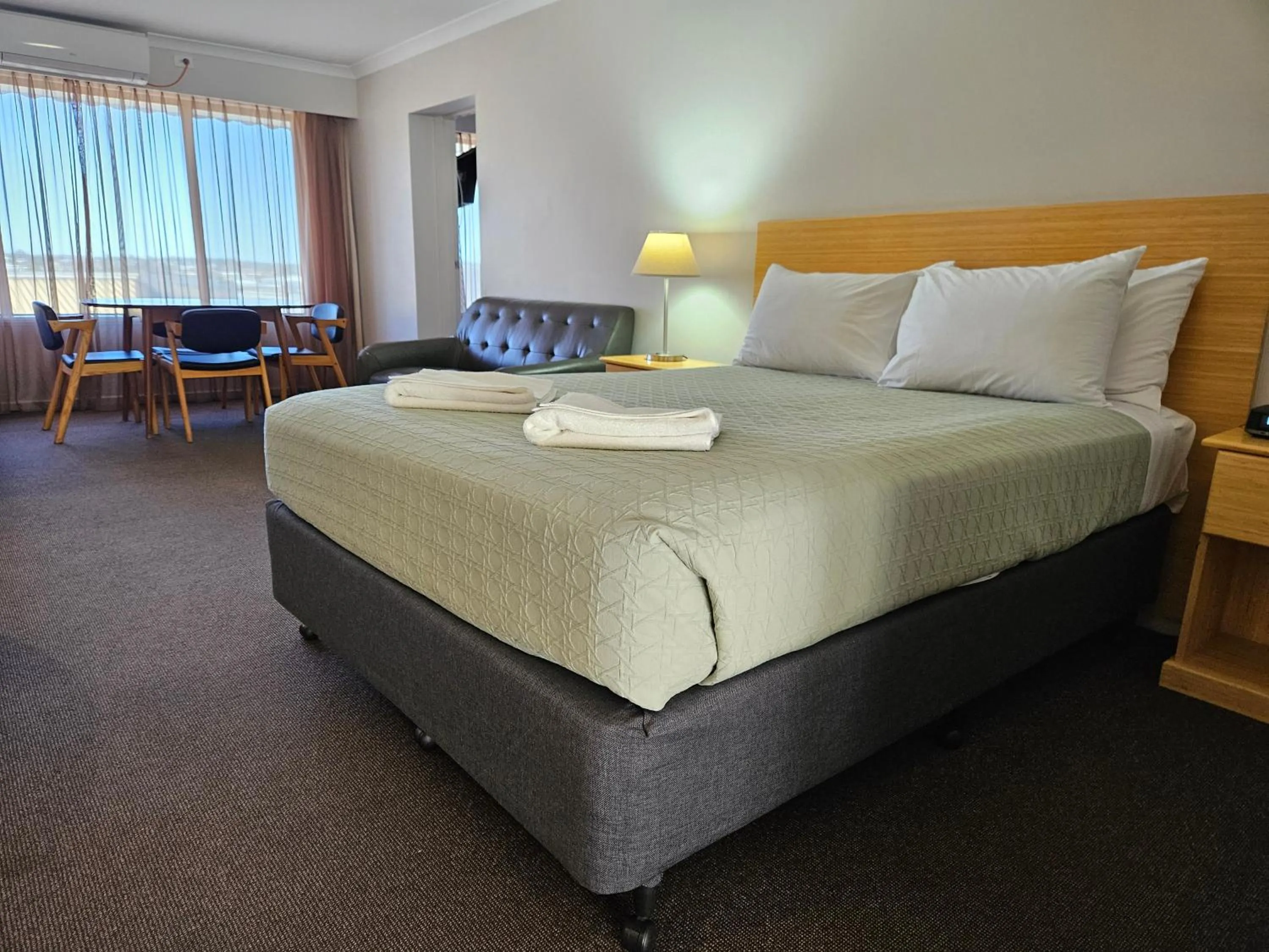 Bed in Dog Rock Motel