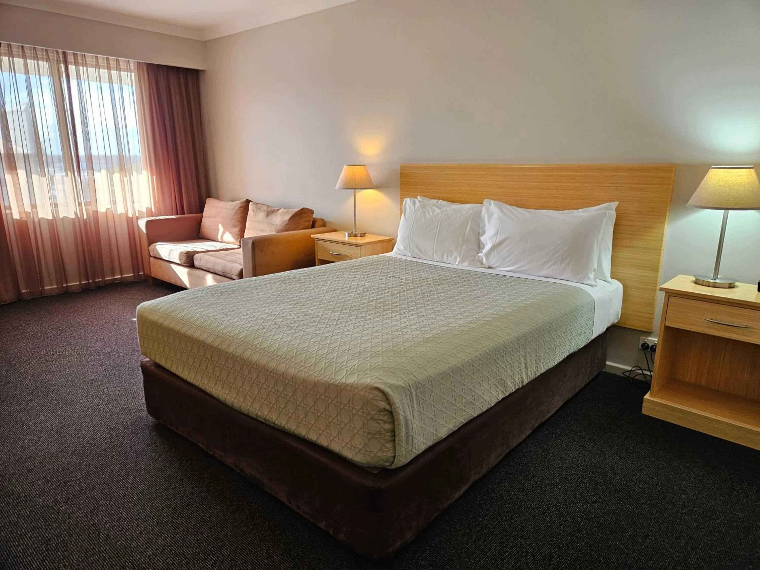 Bed in Dog Rock Motel