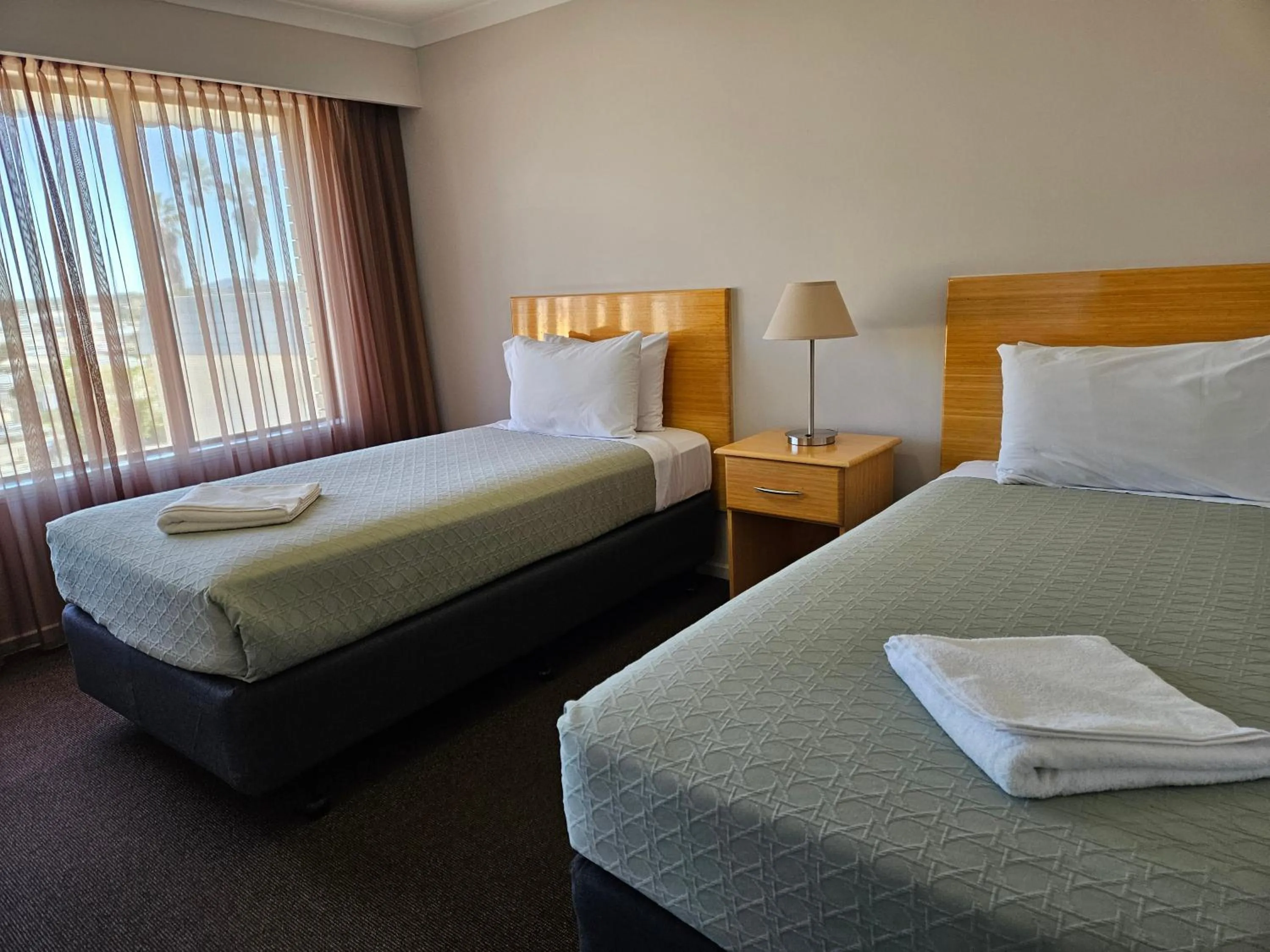 Bed in Dog Rock Motel