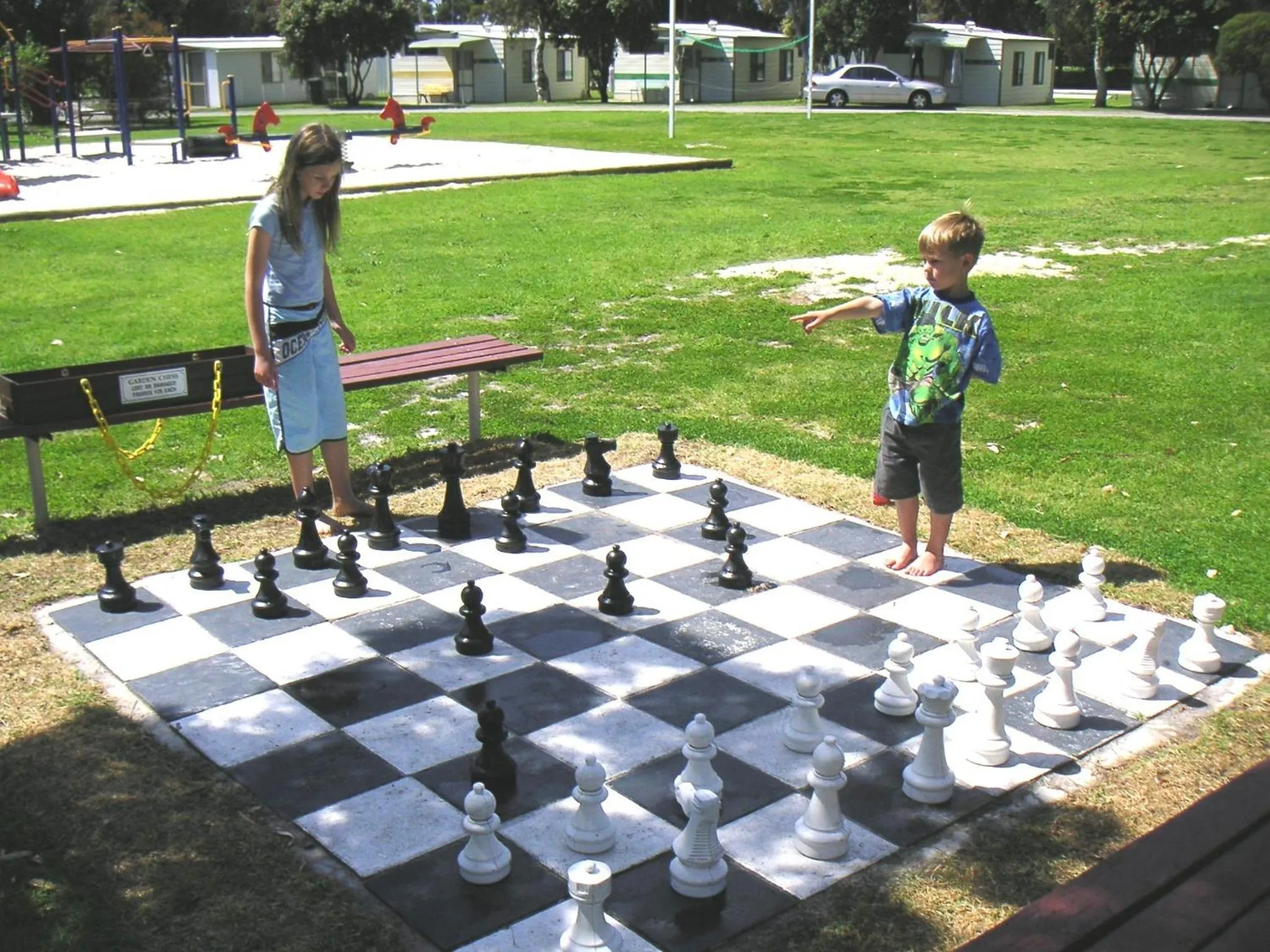 Children play ground in Albany Holiday Park