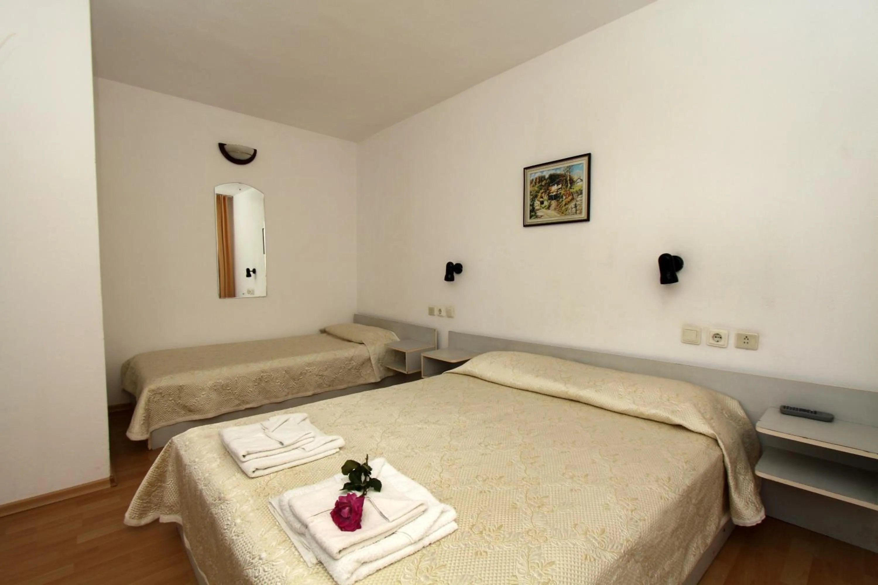 Bedroom, Bed in Family Hotel Verona