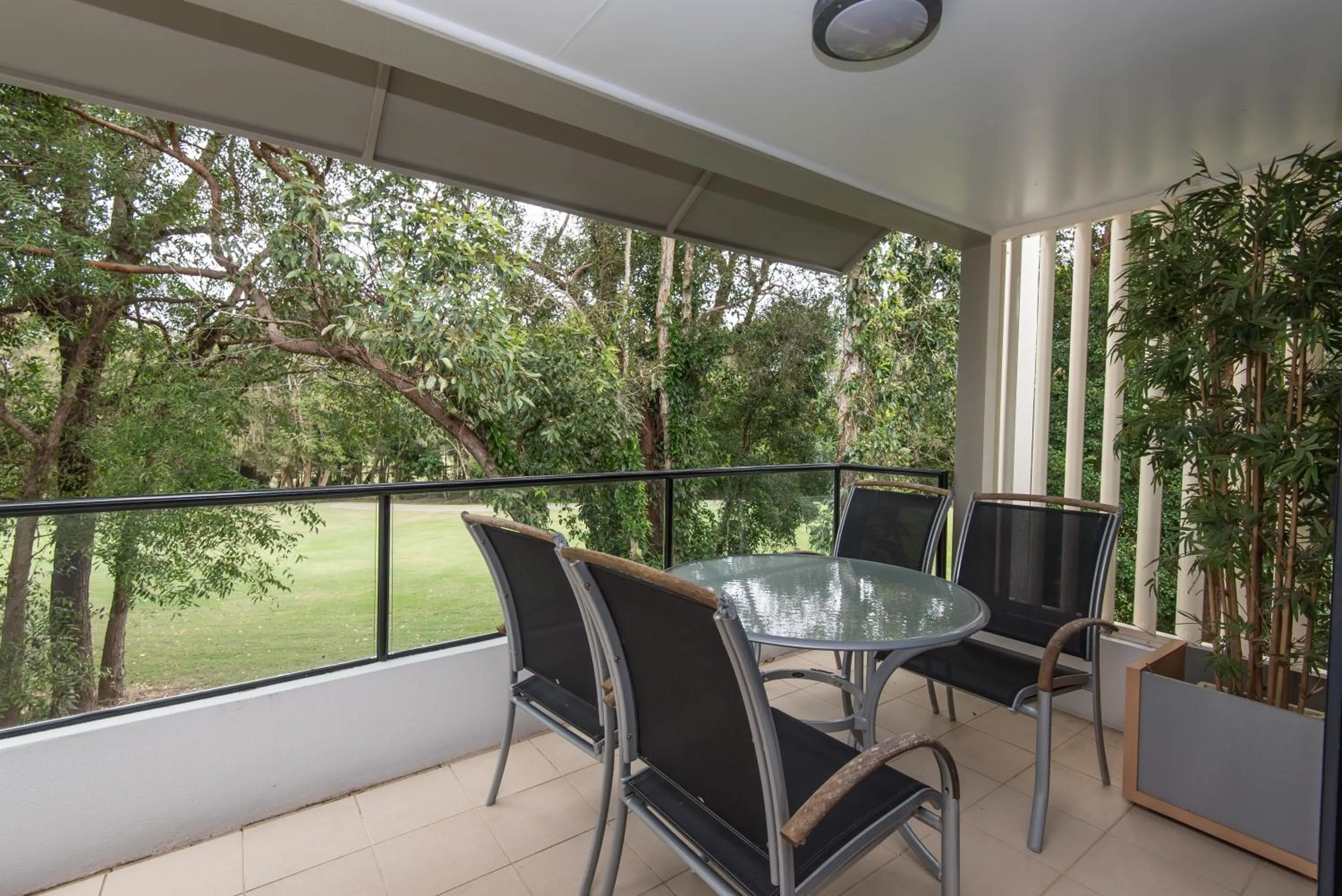 Patio in Noosa Springs Golf & Spa Resort