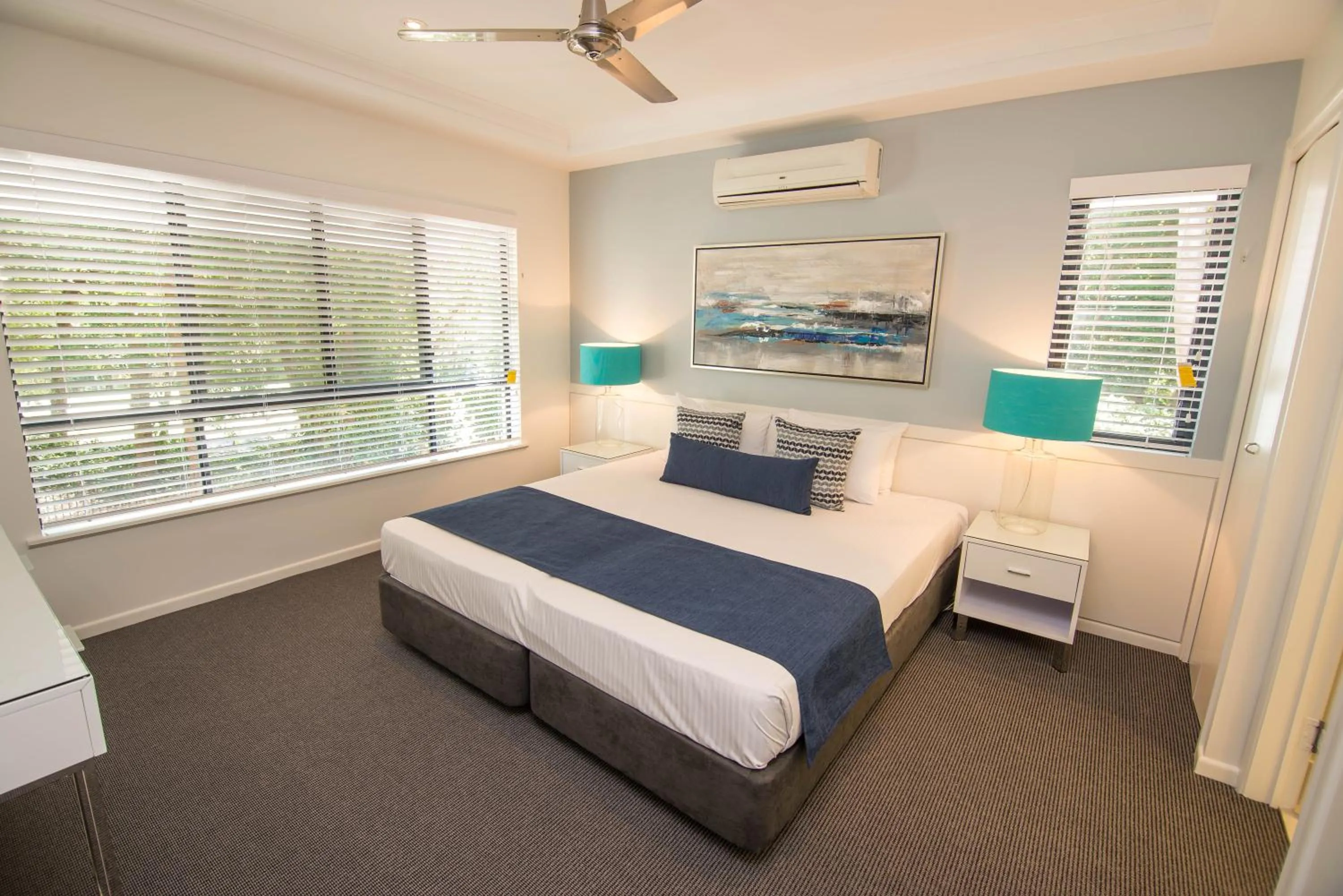Bed in Noosa Springs Golf & Spa Resort