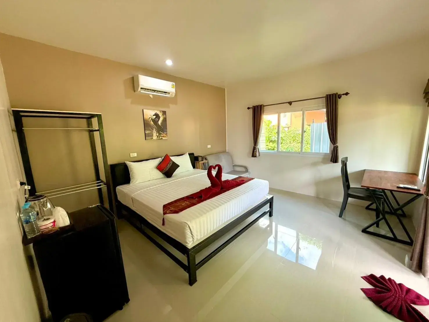 Standard Double Room with Garden View in Lanta Palm Beach Resort , Beach Bungalow - Koh Lanta Standard Double Room with Garden View in Lanta Palm Beach Resort , Beach Bungalow - Koh Lanta