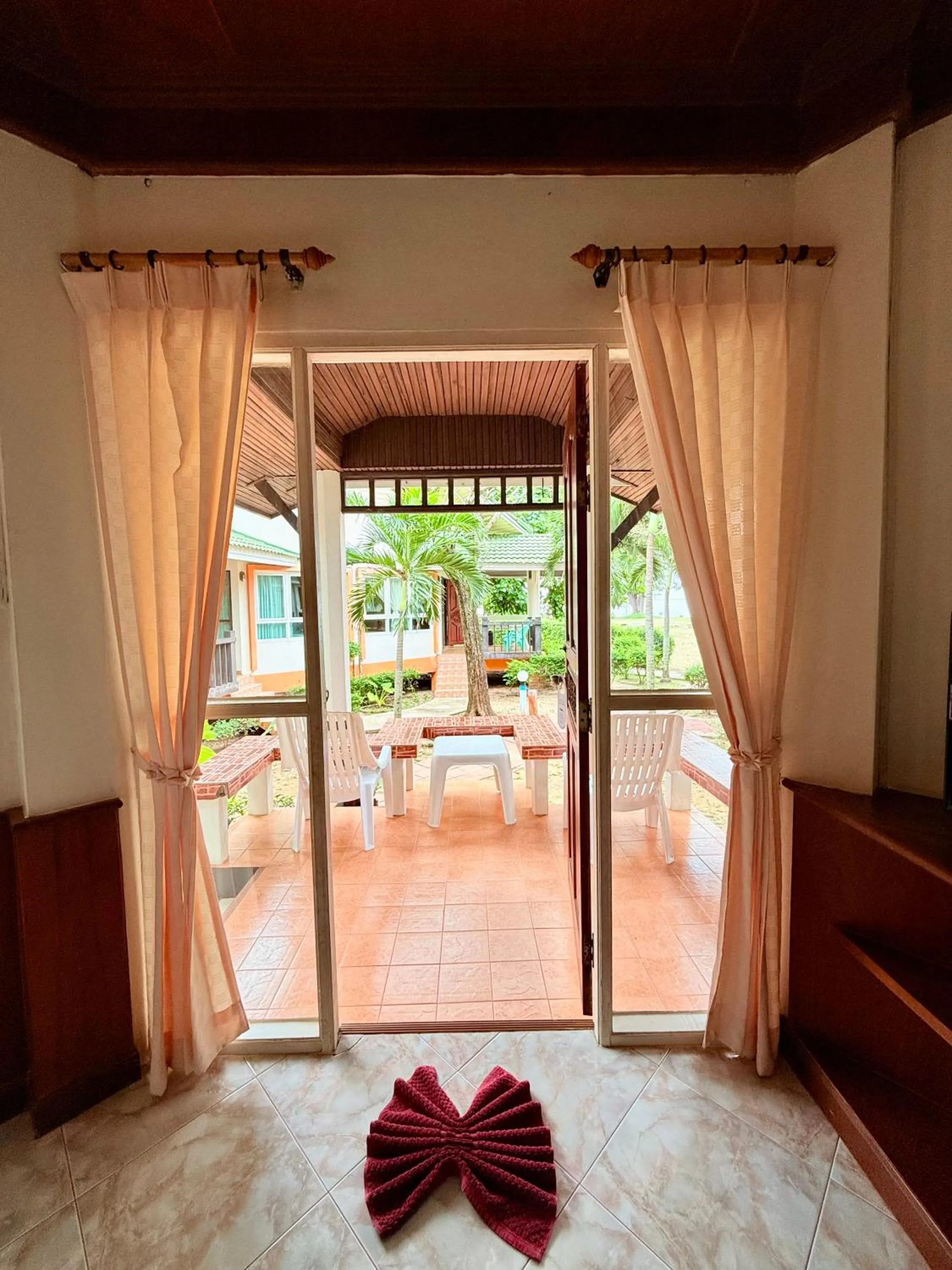 View (from property/room) in Lanta Palm Beach Resort , Beach Bungalow - Koh Lanta