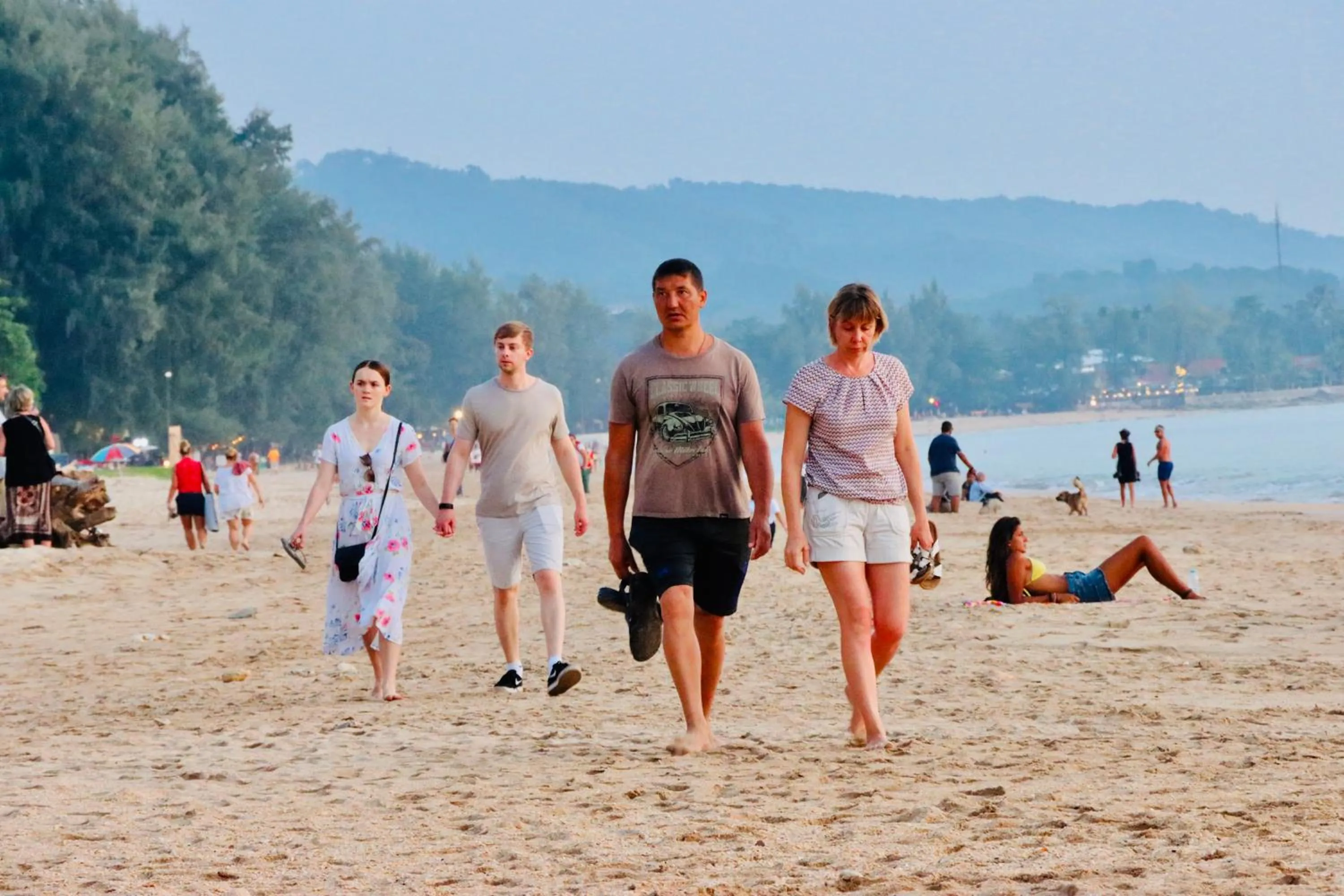 People in Lanta Palm Beach Resort , Beach Bungalow - Koh Lanta