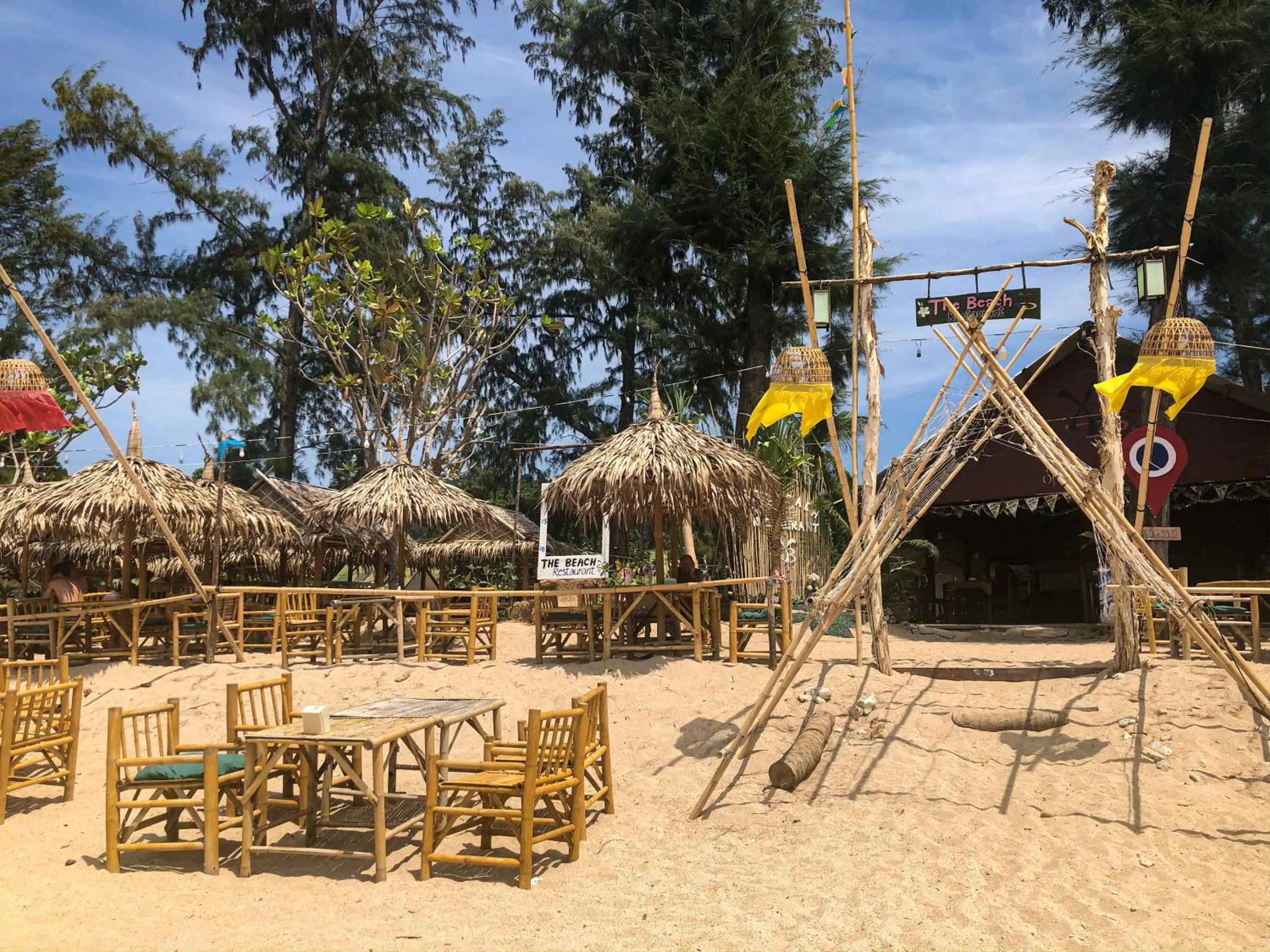Patio in Lanta Palm Beach Resort , Beach Bungalow - Koh Lanta