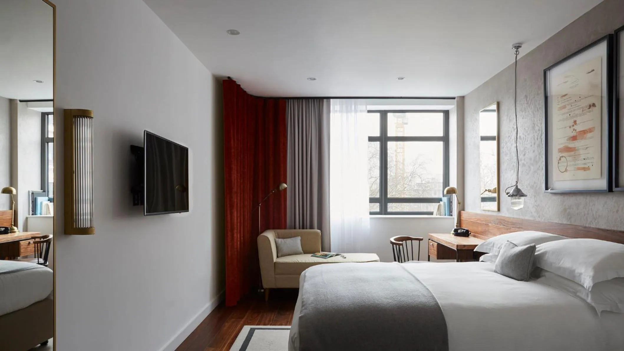 Photo of the whole room, Bed in Hotel Indigo London - 1 Leicester Square by IHG