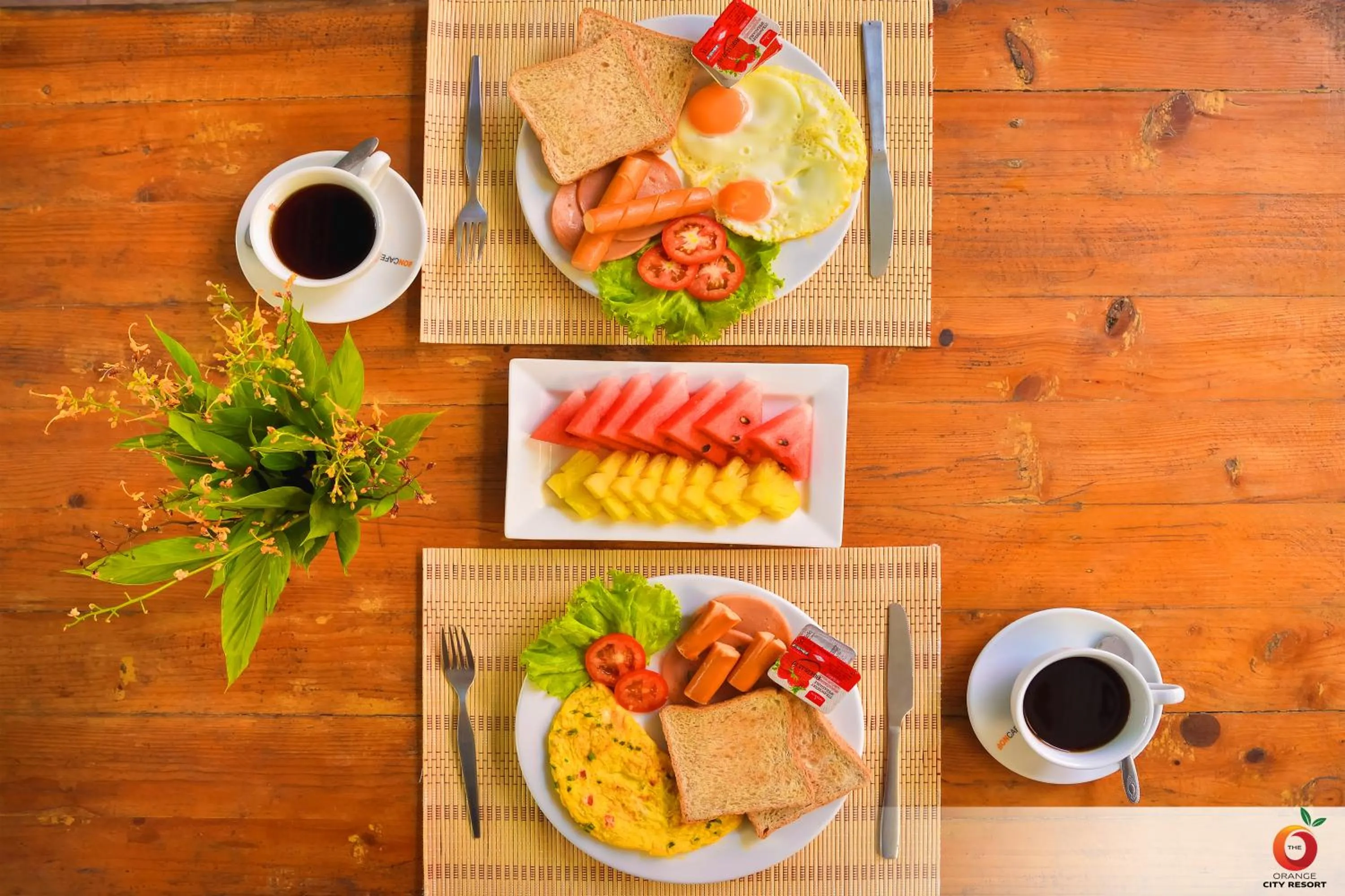 Breakfast in The Orange City Resort