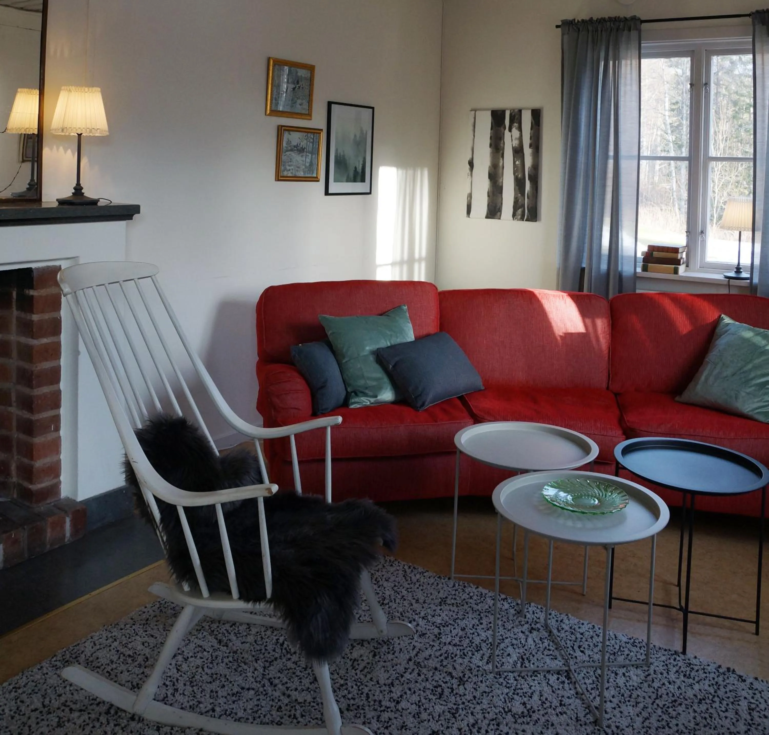 Seating area in Snöå Bruk Hotell och konferens