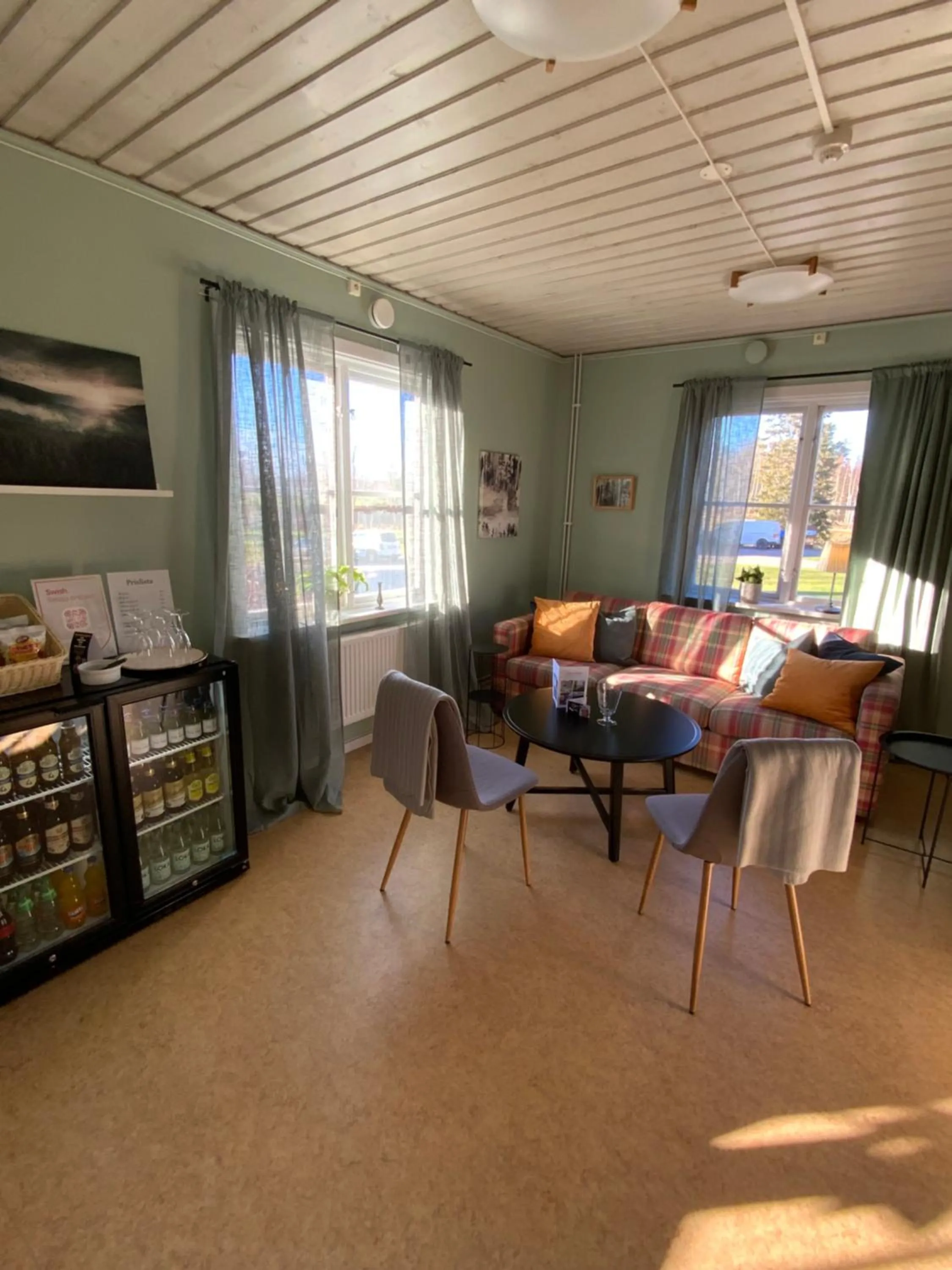 Seating area in Snöå Bruk Hotell och konferens