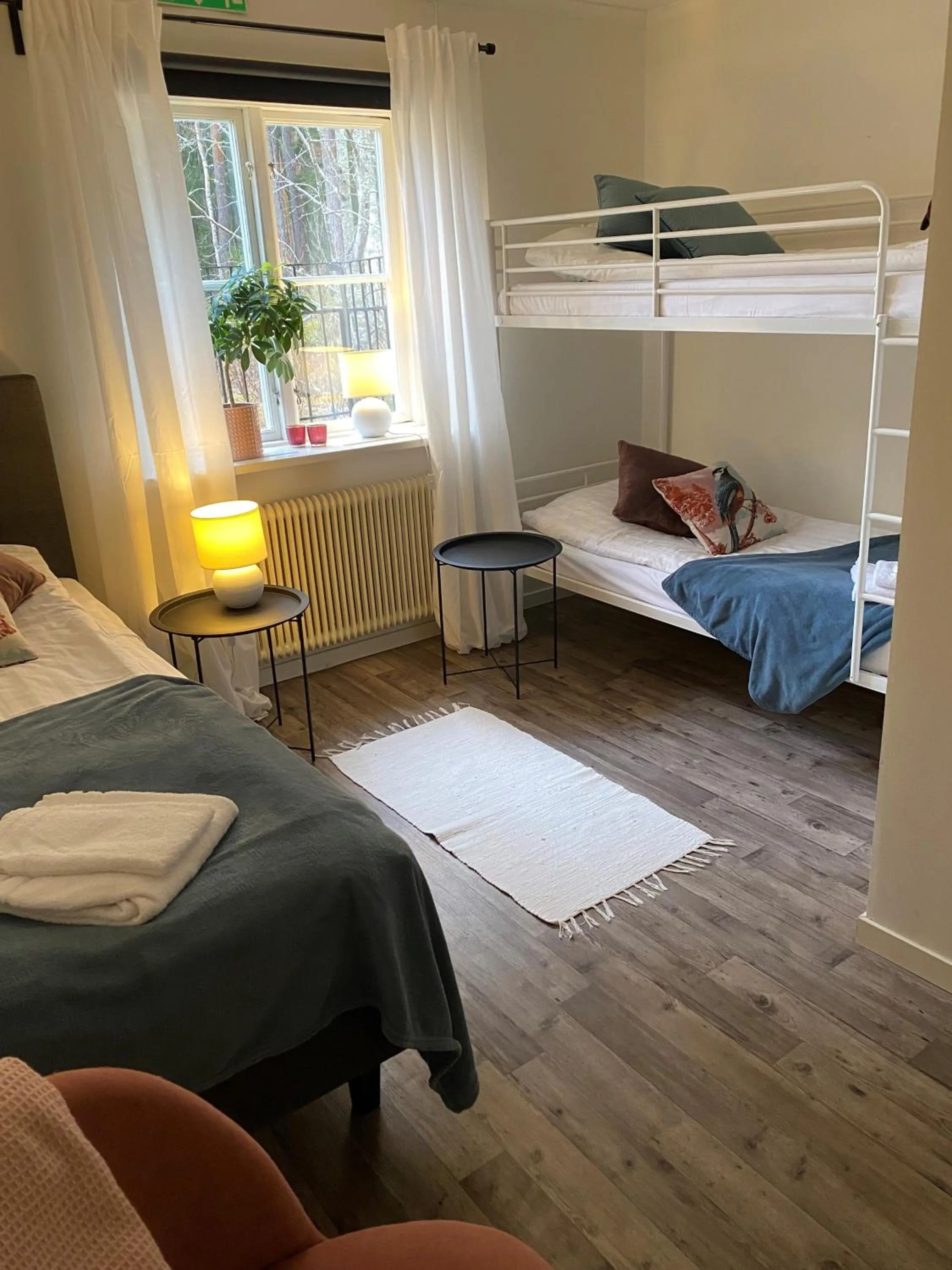 Bed in Snöå Bruk Hotell och konferens