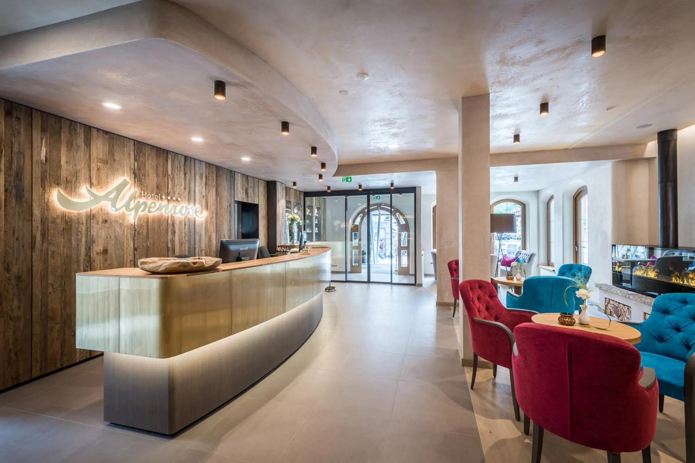 Lobby or reception in Hotel Alpenrose