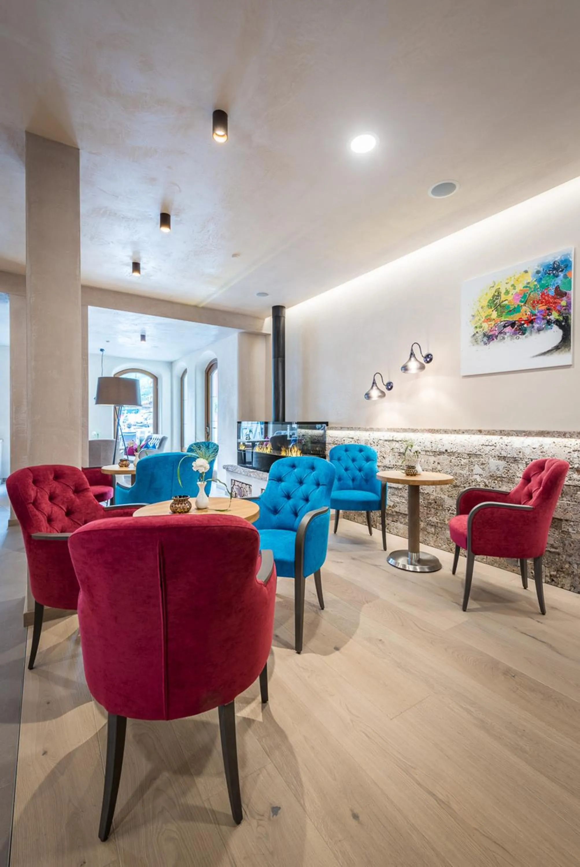 Lobby or reception in Hotel Alpenrose