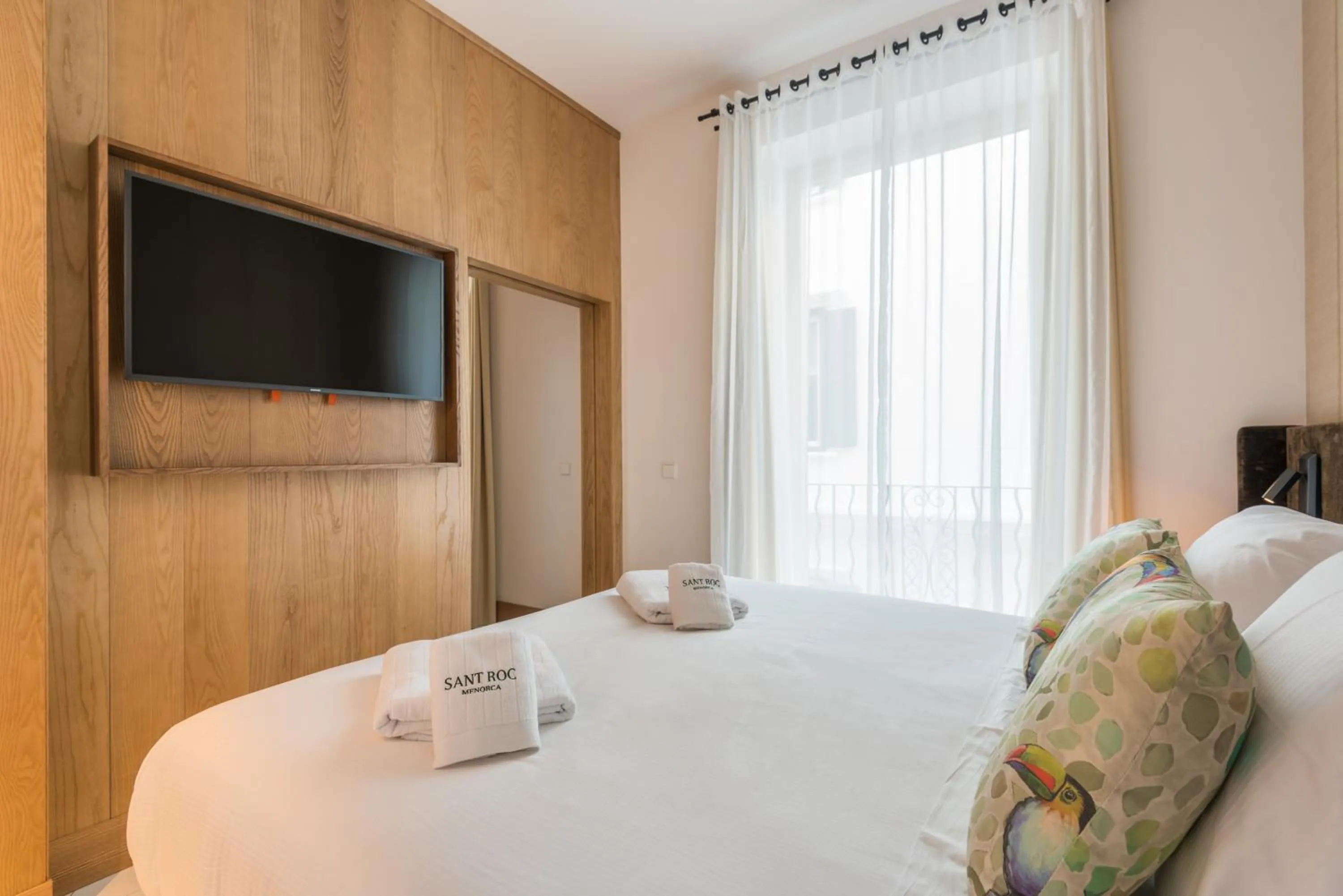 Bedroom, Bed in Boutique Hotel Sant Roc & Spa