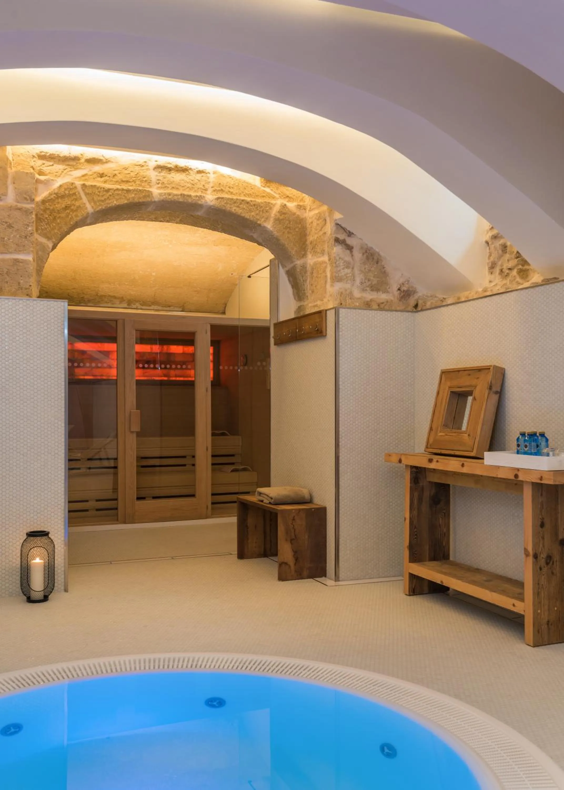 Sauna in Boutique Hotel Sant Roc & Spa