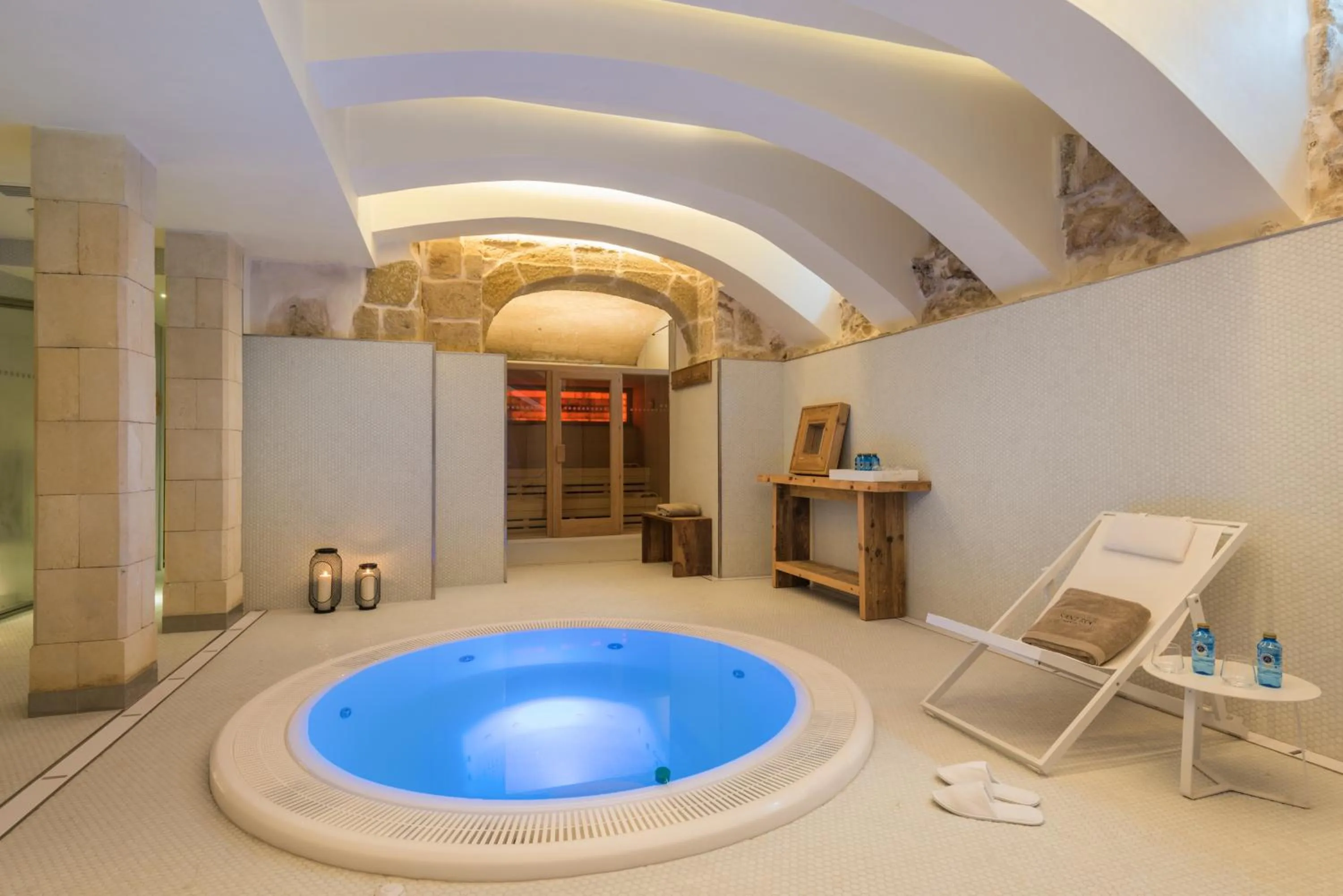 Spa and wellness centre/facilities in Boutique Hotel Sant Roc & Spa