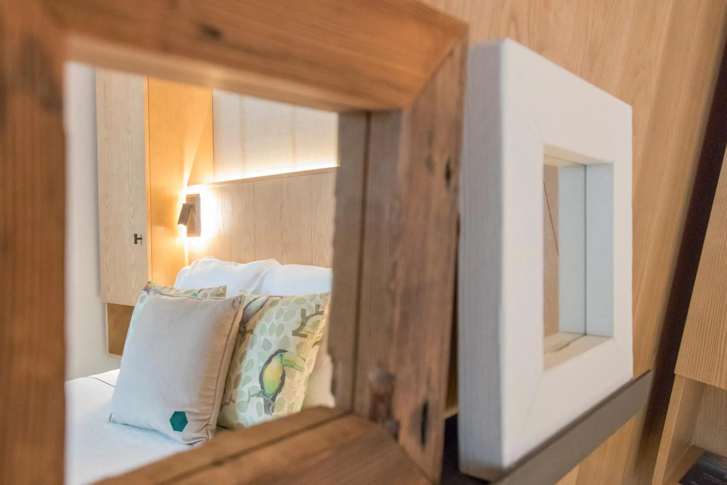 Decorative detail, Bed in Boutique Hotel Sant Roc & Spa