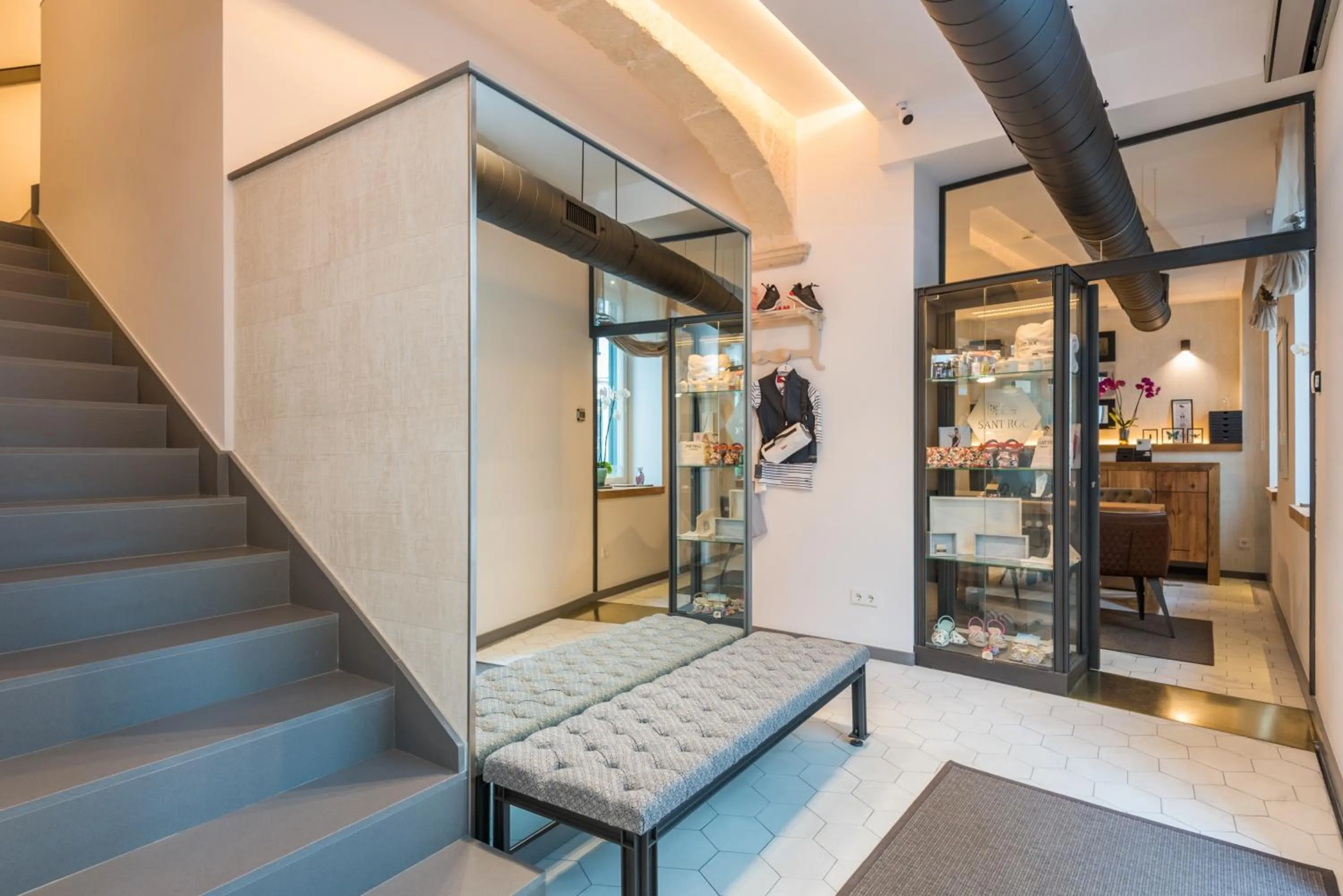 Lobby or reception in Boutique Hotel Sant Roc & Spa