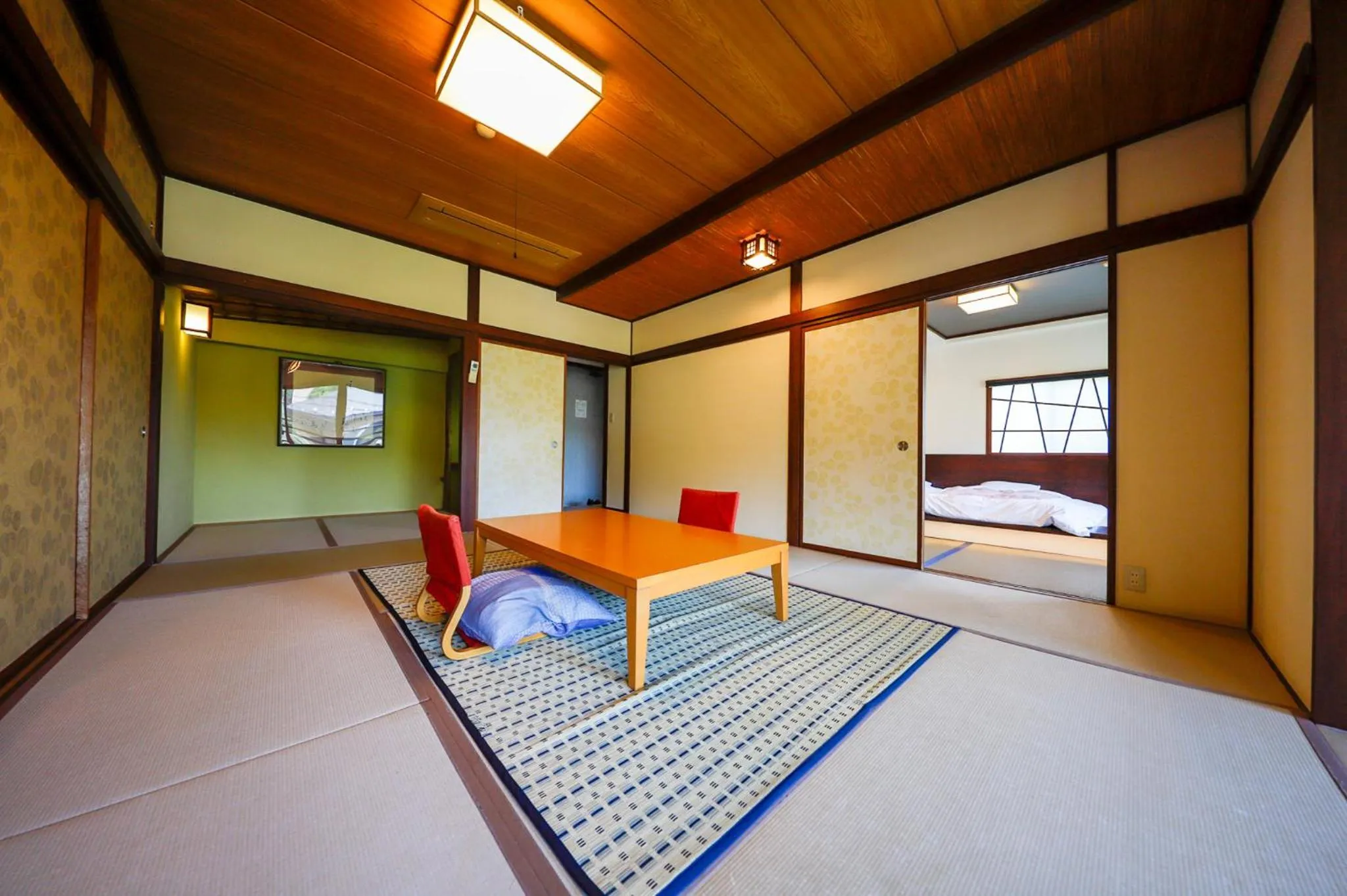 Bed in Ryokan Kiritani Hakoneso