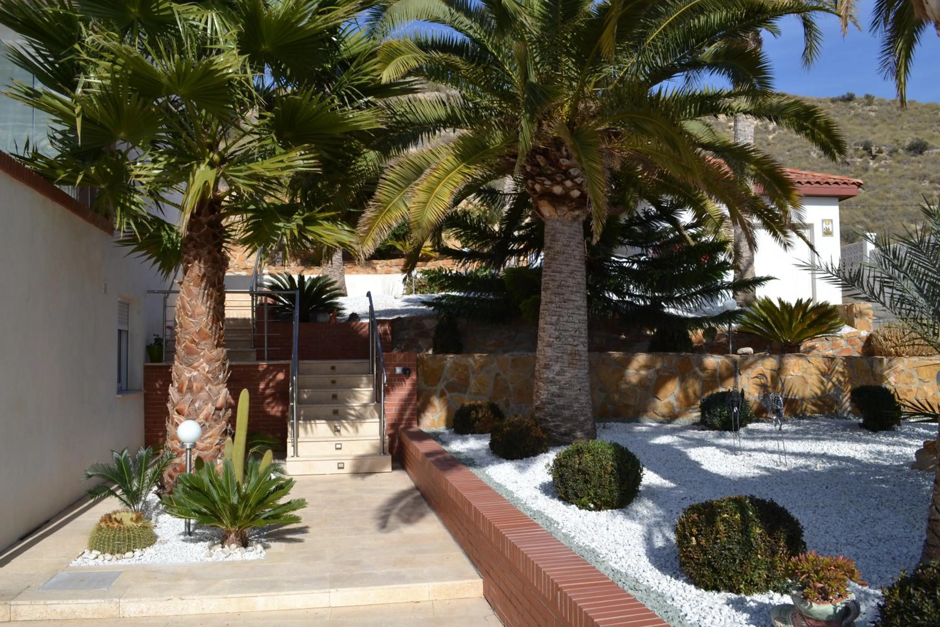 Garden view in Villa Altavista El Campello, Alicante