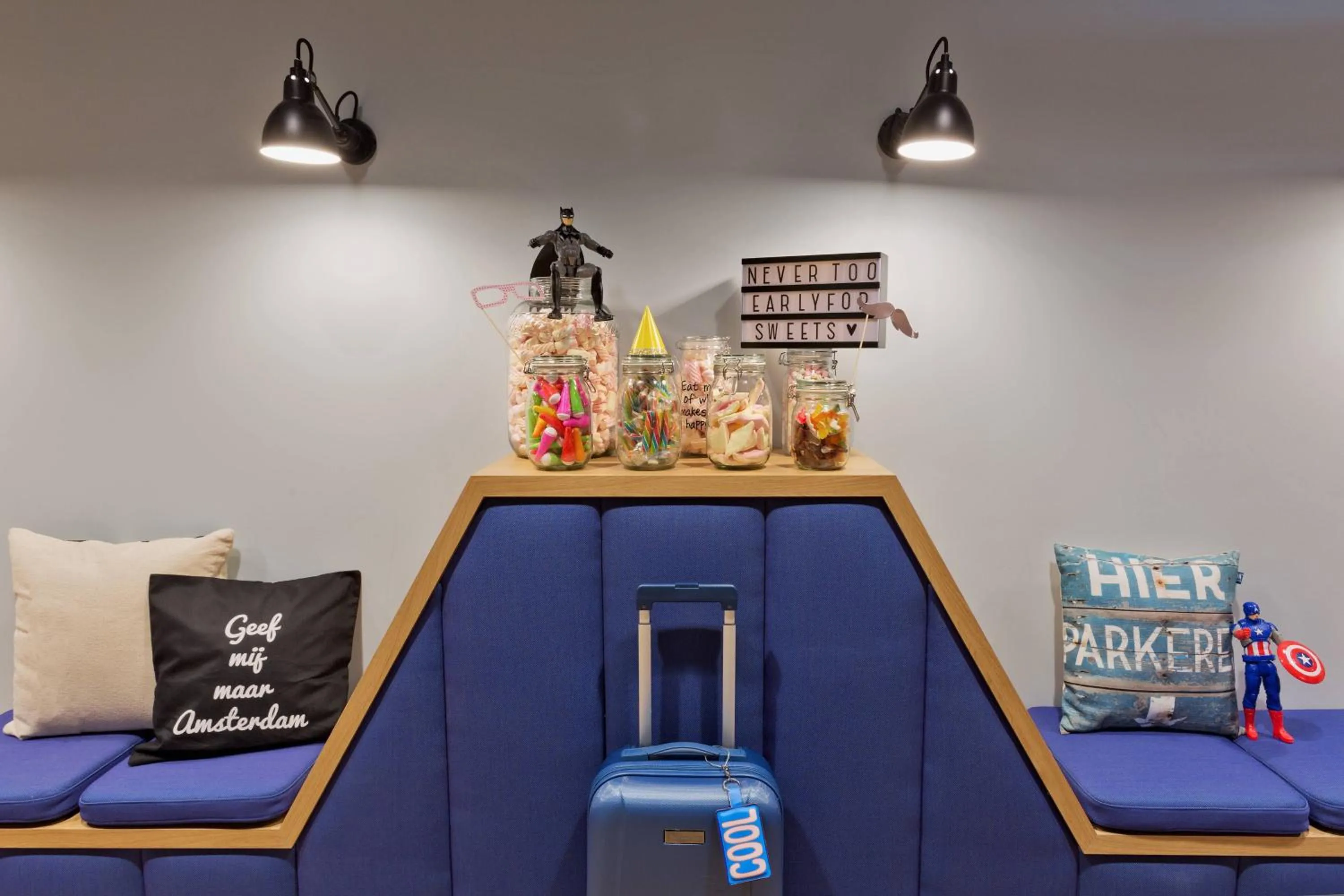 Meeting/conference room in Moxy Amsterdam Houthavens