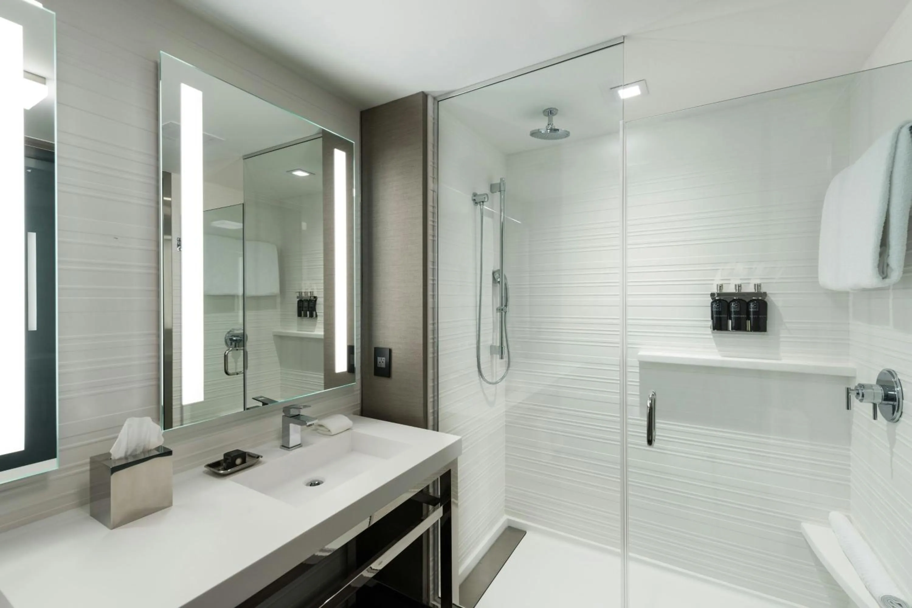 Bathroom in AC Hotel by Marriott Boston Cleveland Circle