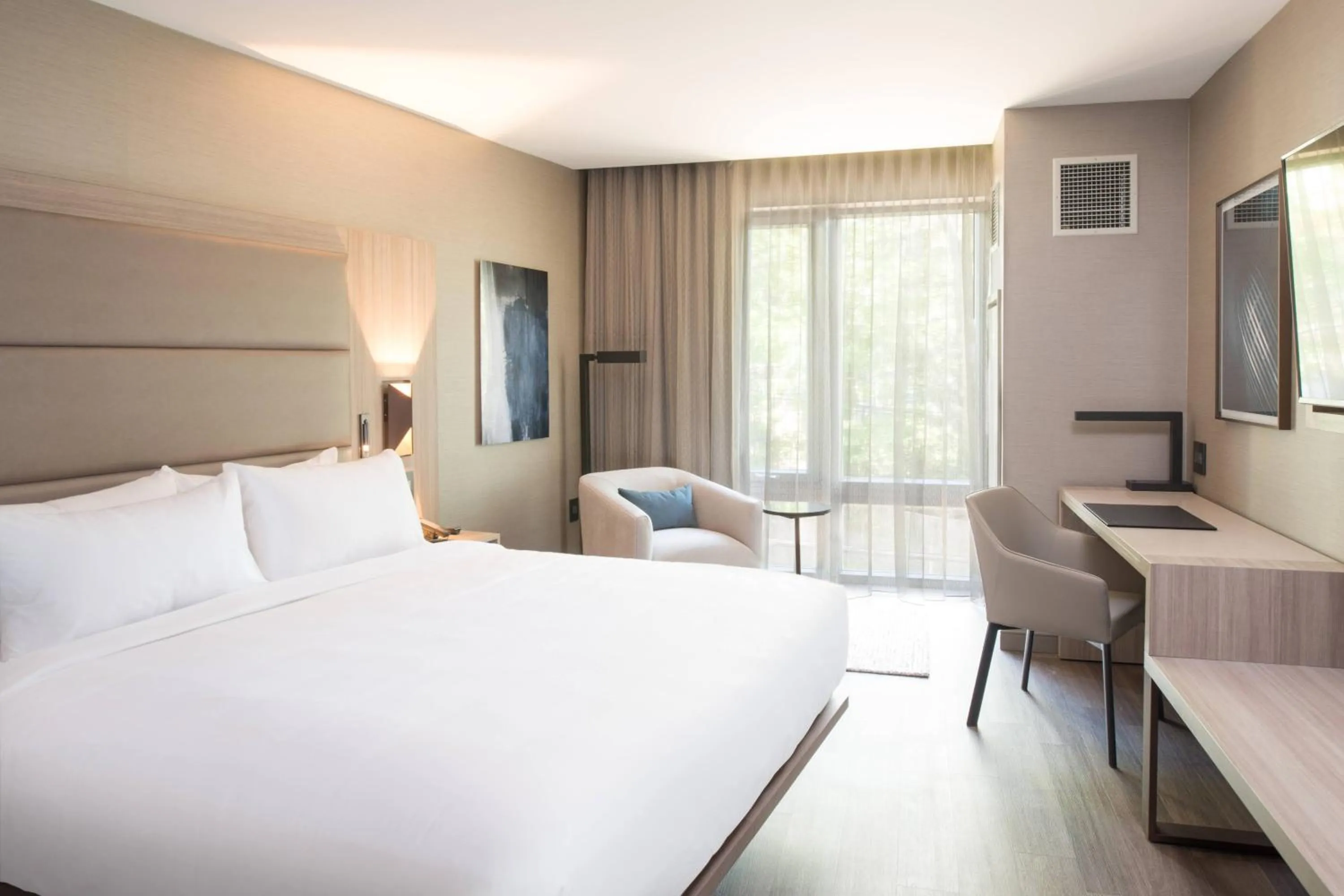 Photo of the whole room, Bed in AC Hotel by Marriott Boston Cleveland Circle