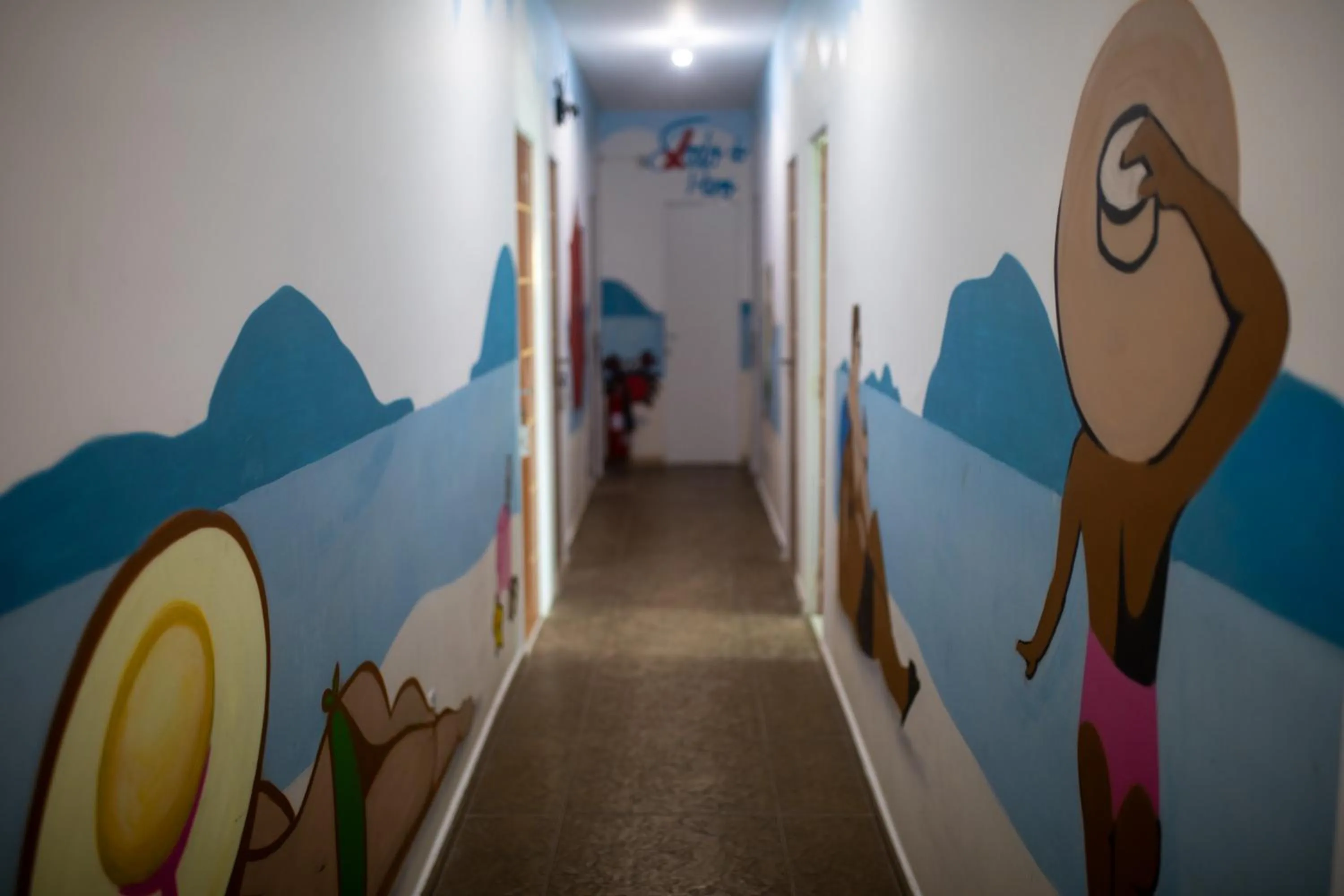 Decorative detail in Xodó do Peró Suítes