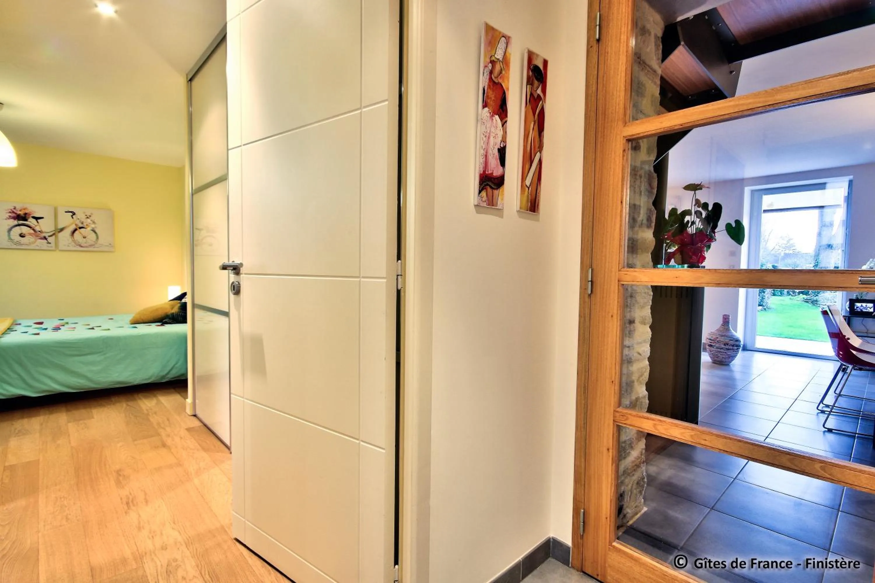 Bed in Chambre d'Hôtes de Suzette