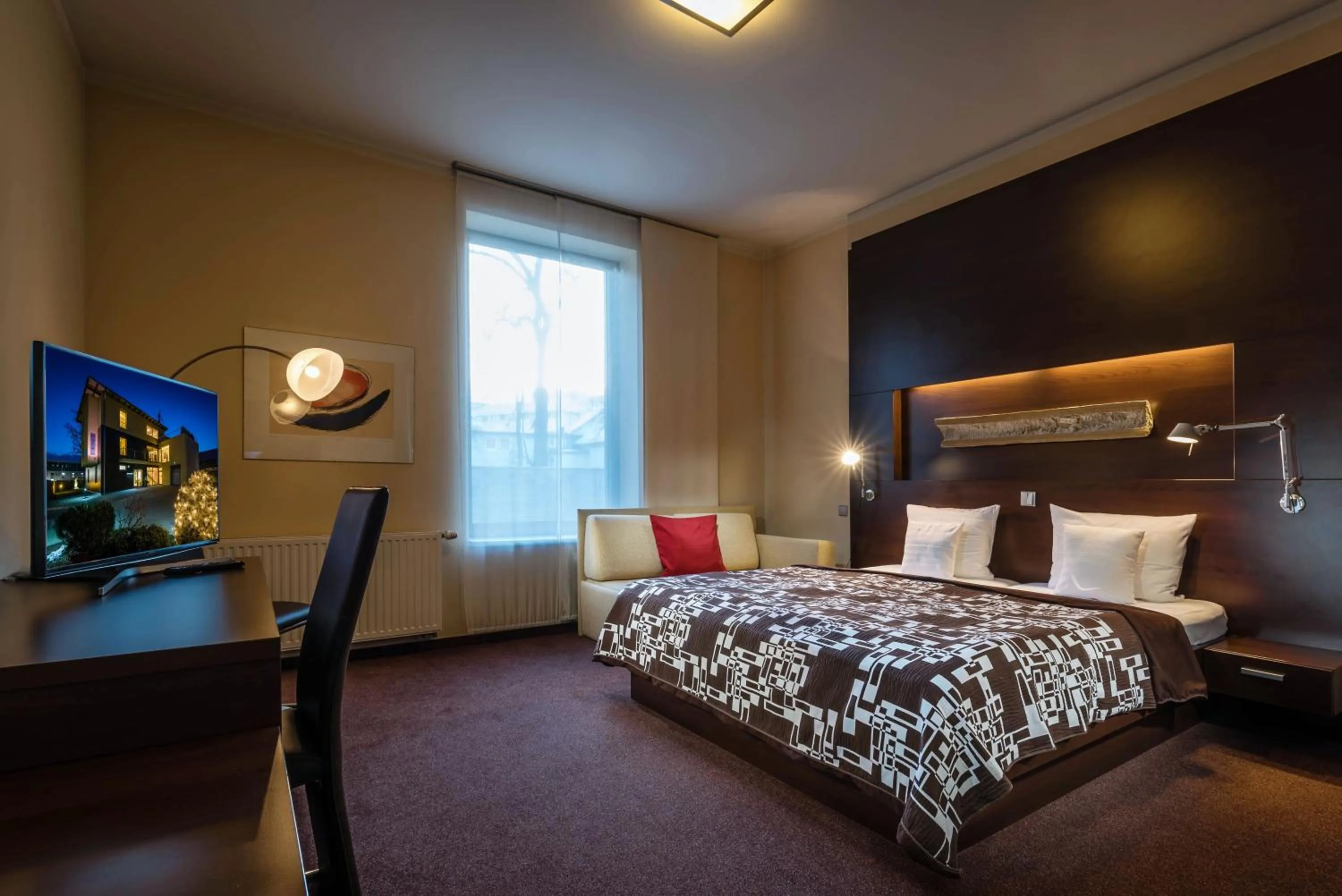 Bed in Hotel Villa Bianca