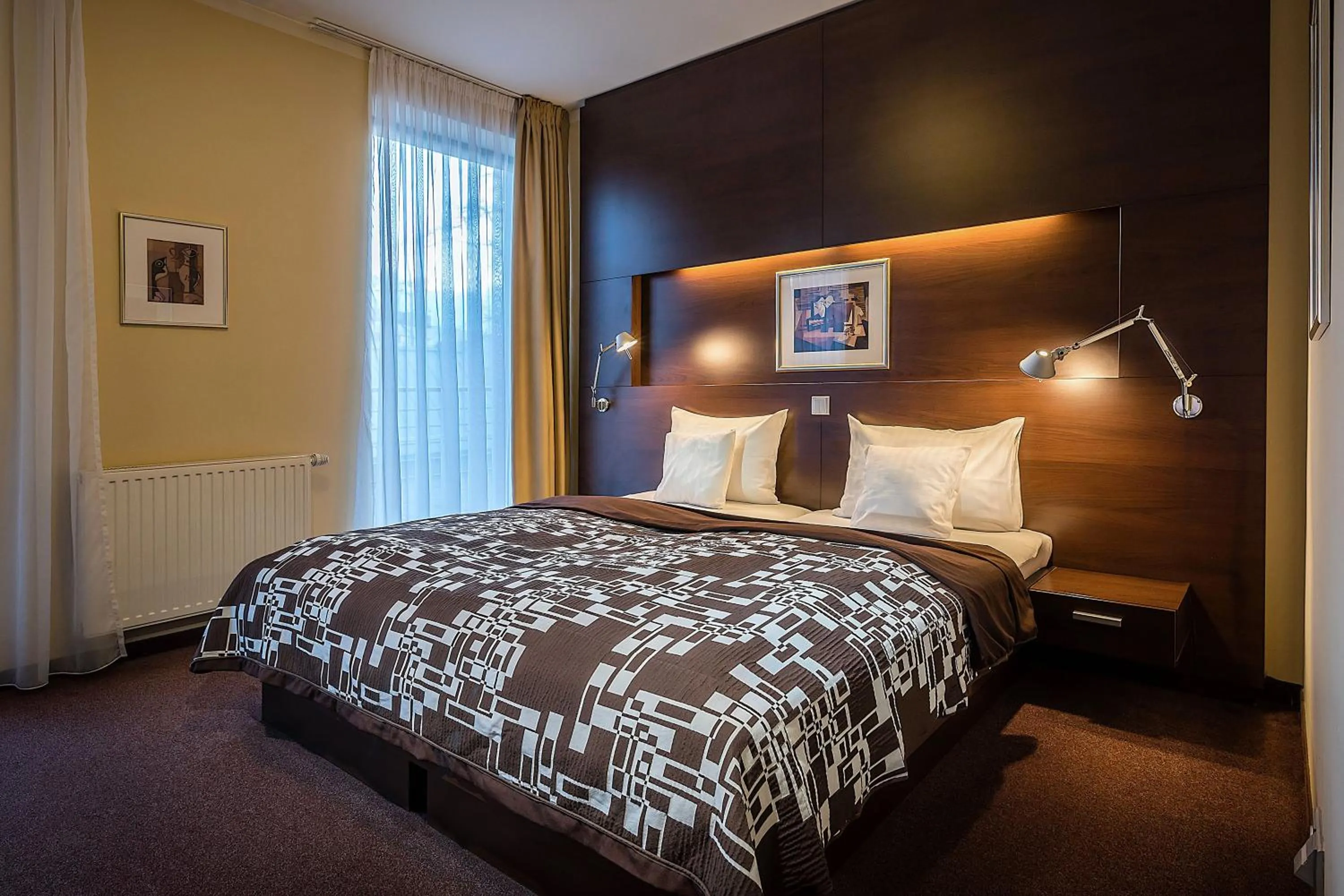 Bed in Hotel Villa Bianca