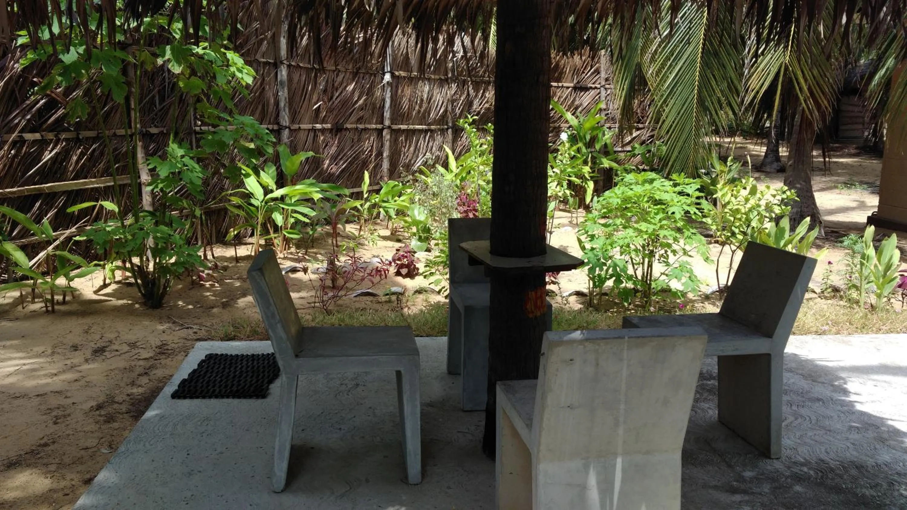 Patio in Majestic Beach Retreat