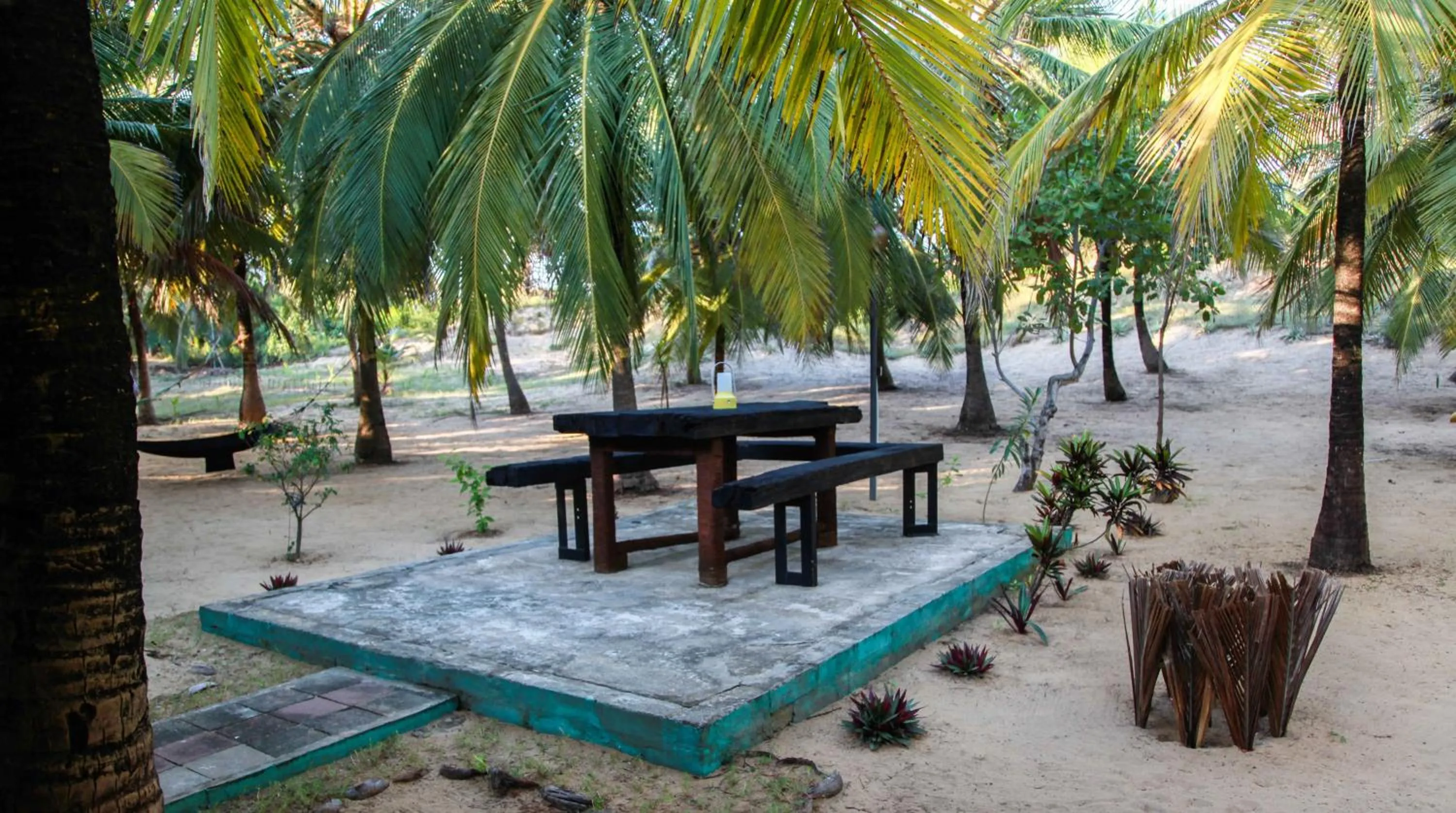 Garden in Majestic Beach Retreat