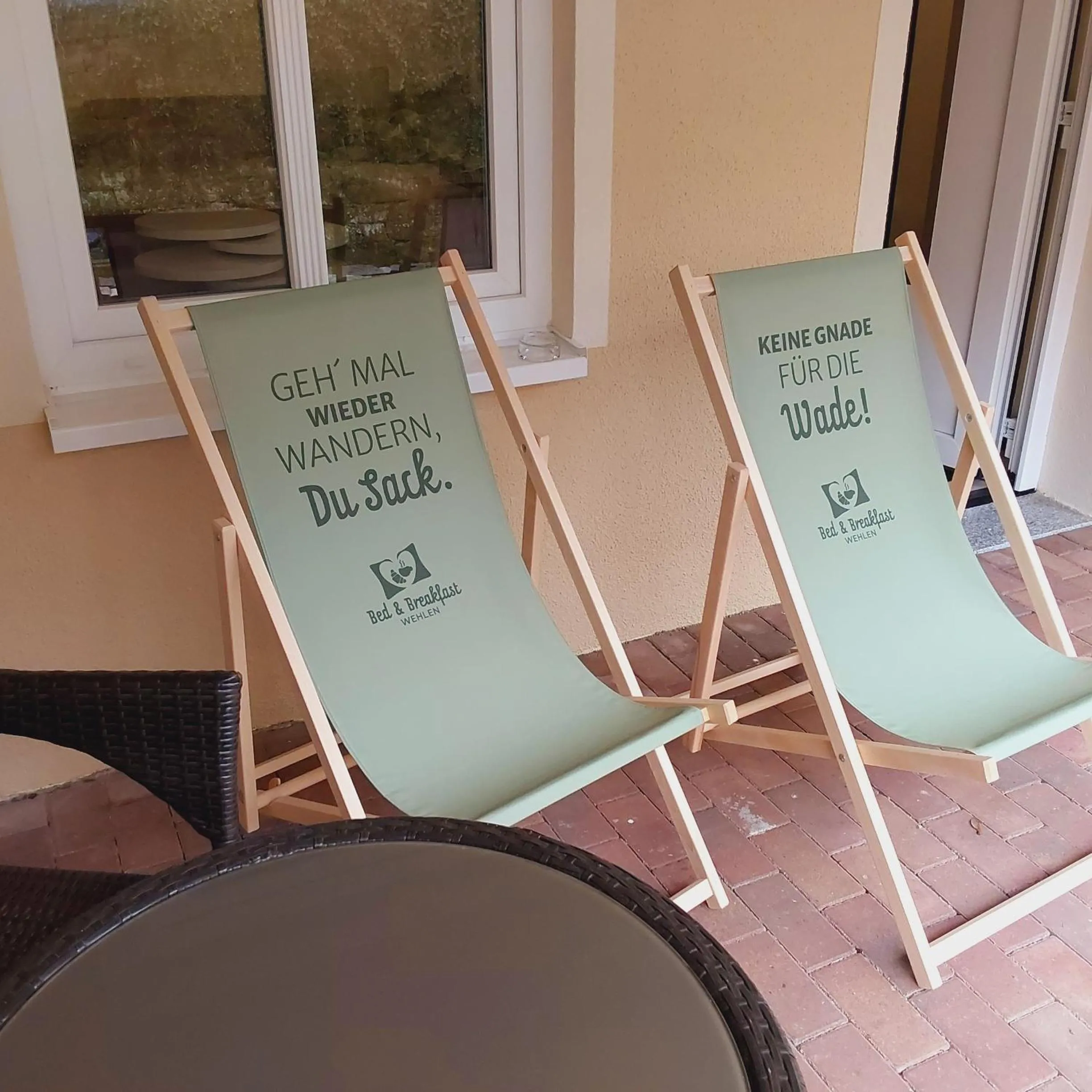 Balcony/Terrace in Bed and Breakfast Wehlen