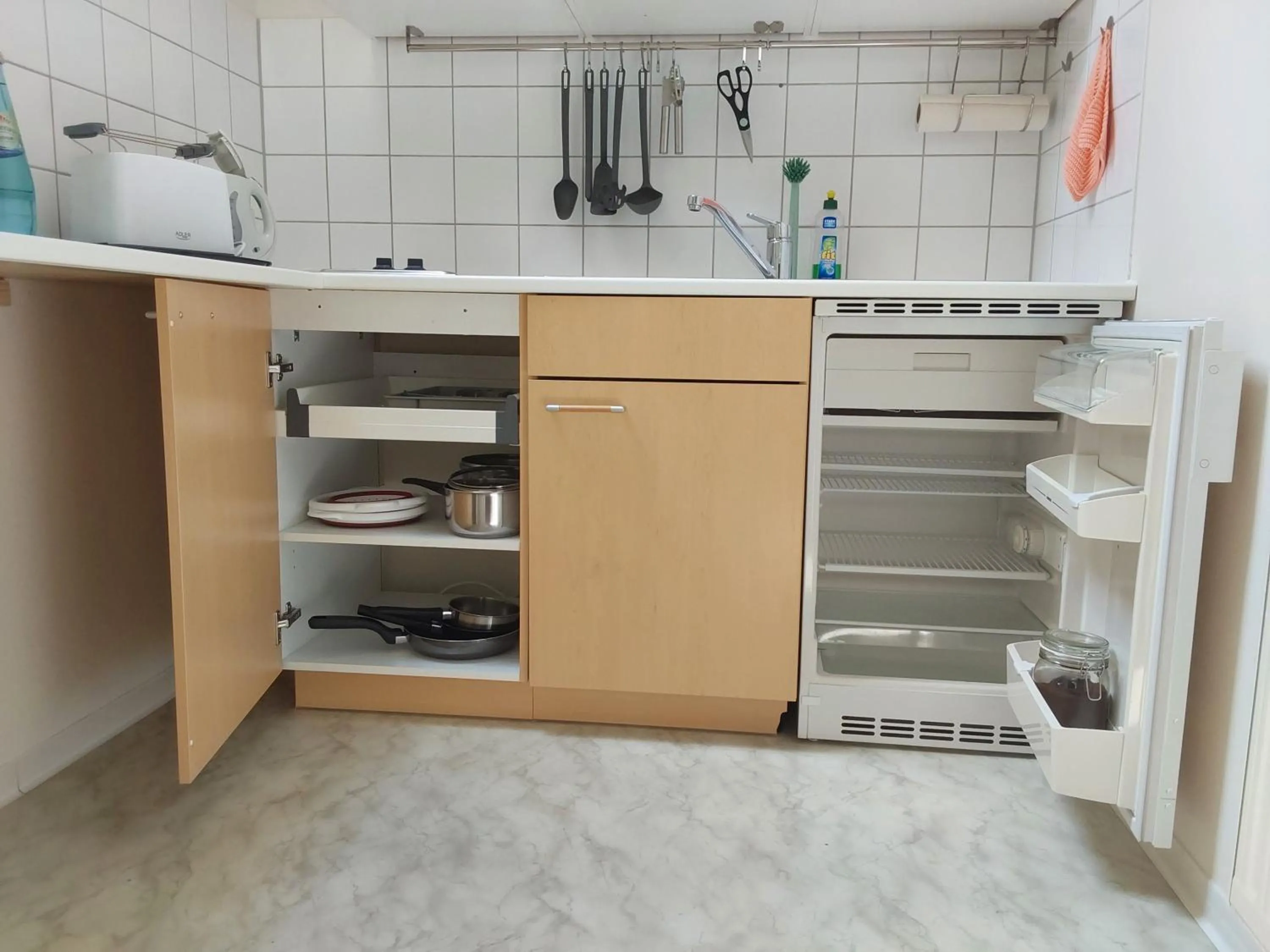 Kitchen or kitchenette in Bed and Breakfast Wehlen