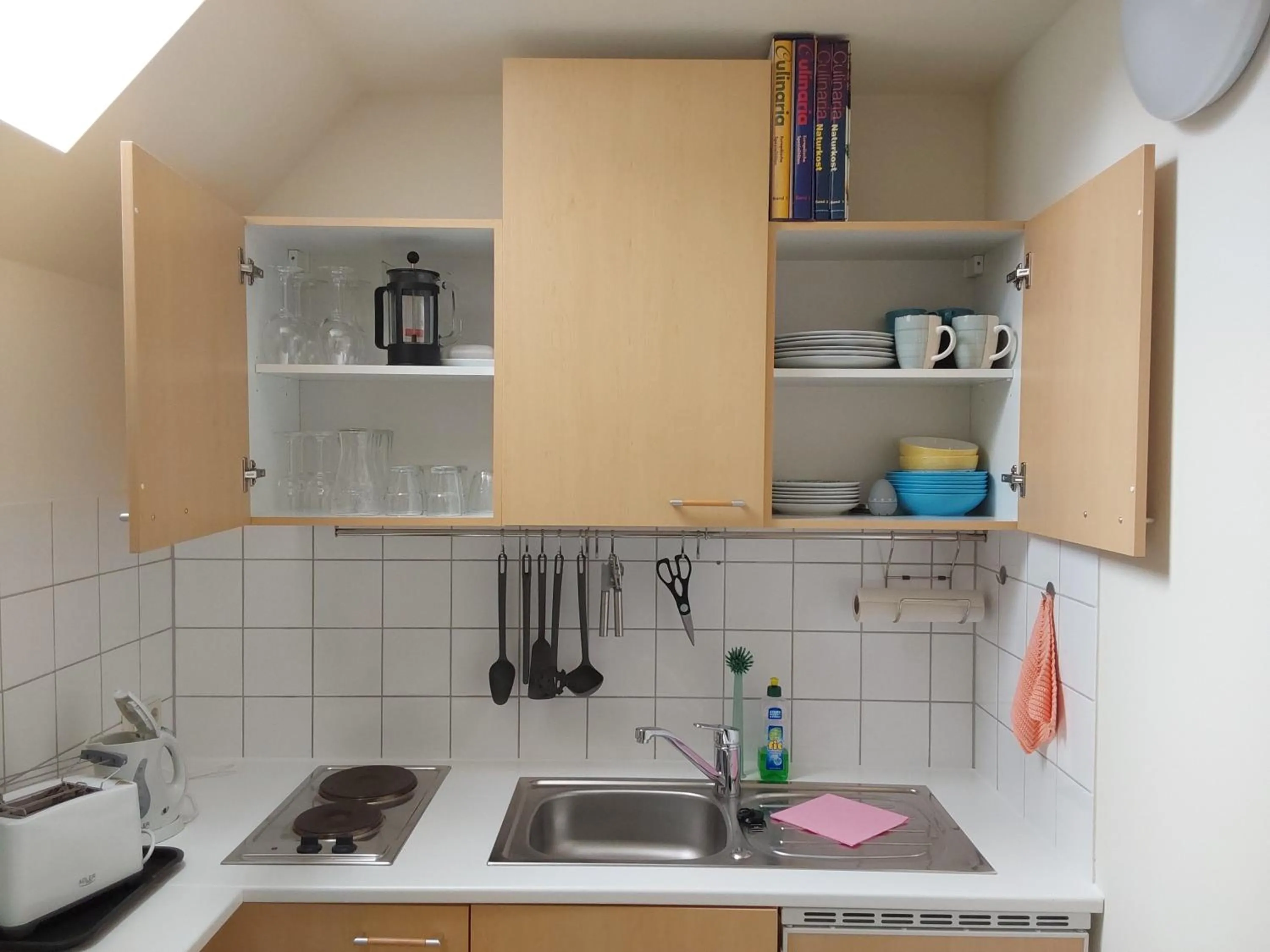Kitchen or kitchenette in Bed and Breakfast Wehlen