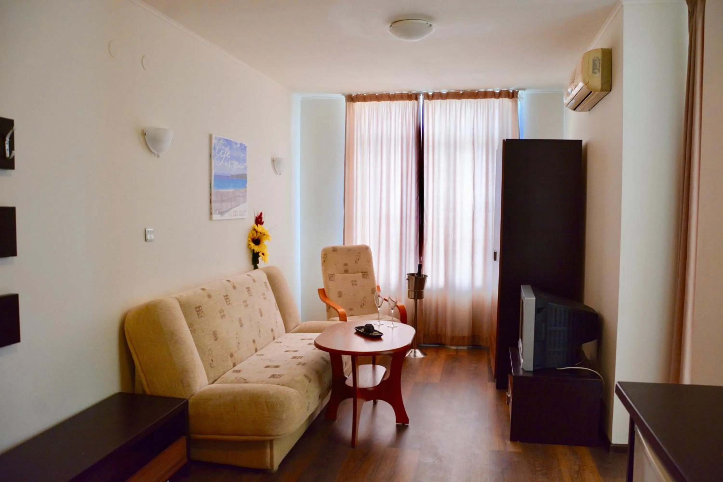 Living room in Rainbow 1 Holiday Complex