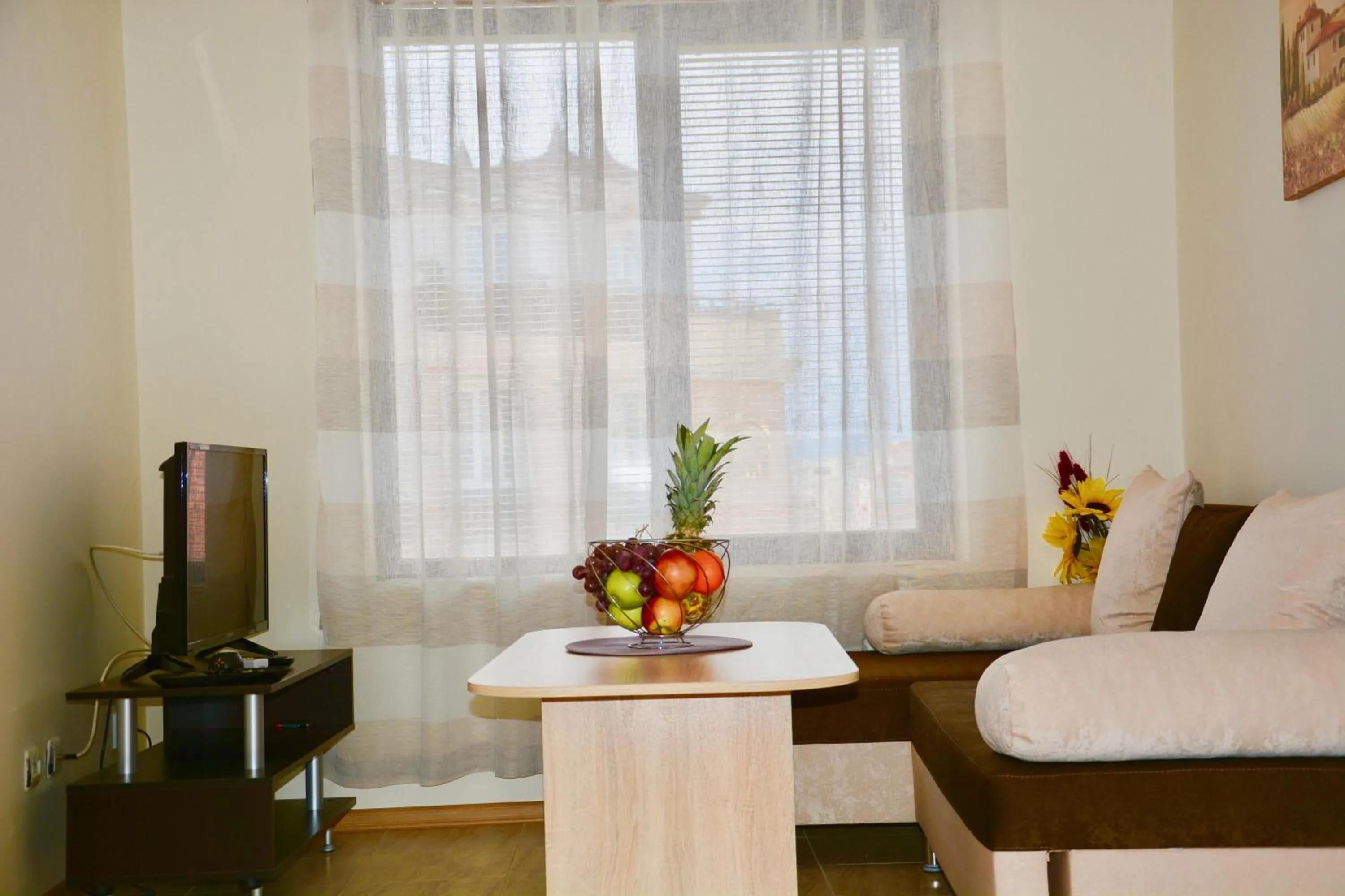 Living room in Rainbow 1 Holiday Complex